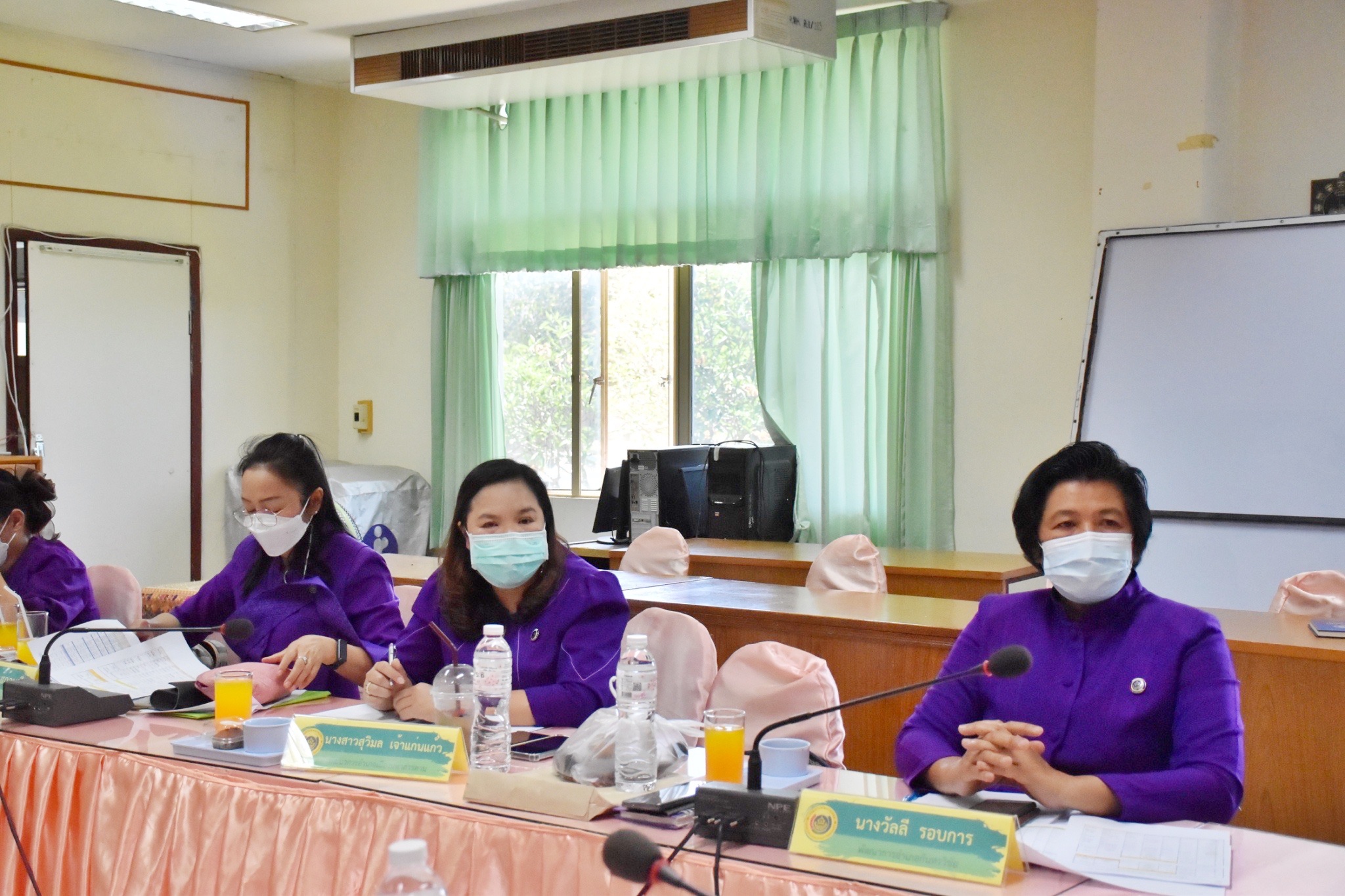 พช.มหาสารคาม ประชุมประจำเดือนสำนักงานพัฒนาชุมชนจังหวัดมหาสารคาม ครั้งที่ 4
