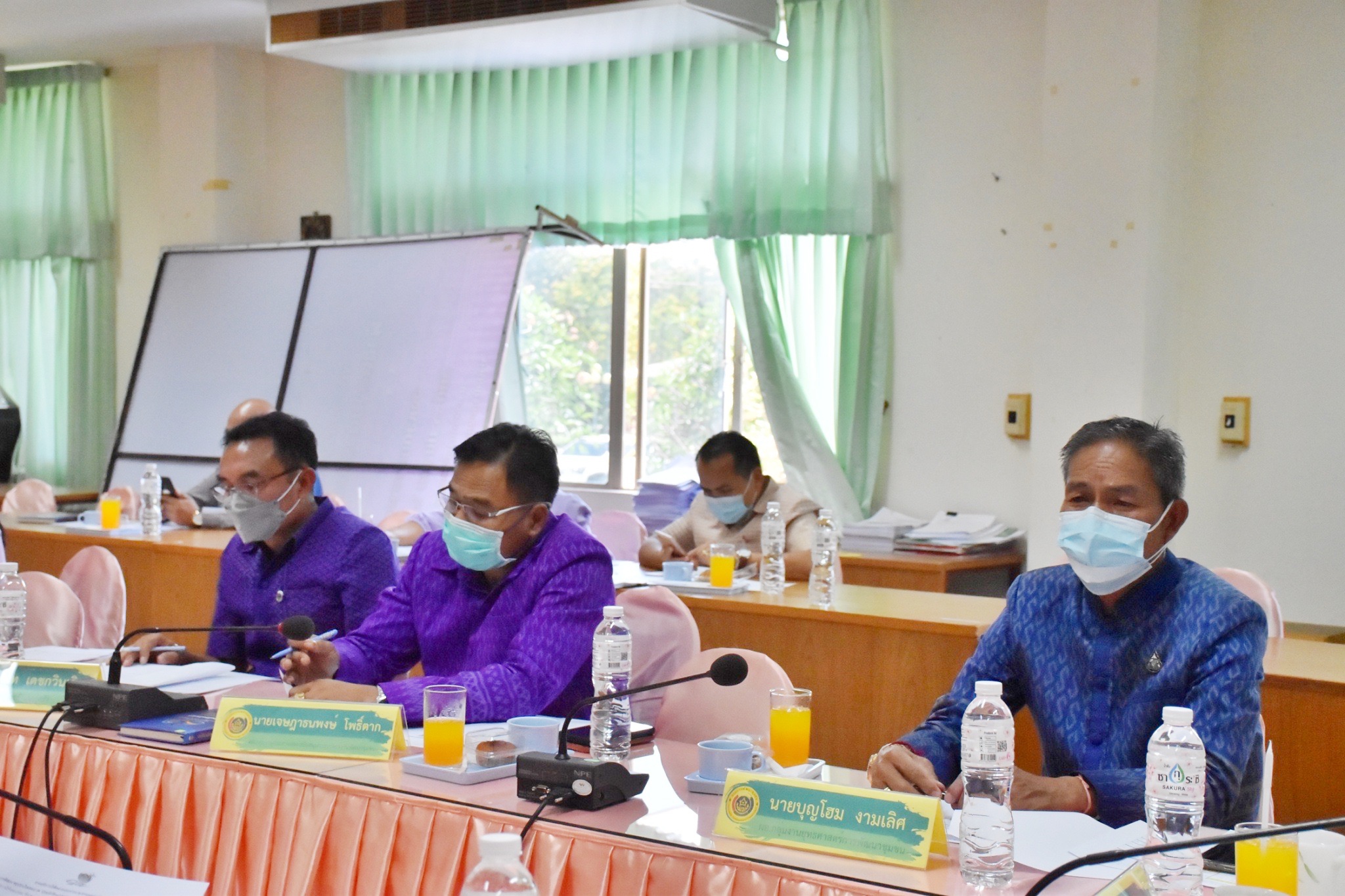 พช.มหาสารคาม ประชุมประจำเดือนสำนักงานพัฒนาชุมชนจังหวัดมหาสารคาม ครั้งที่ 4