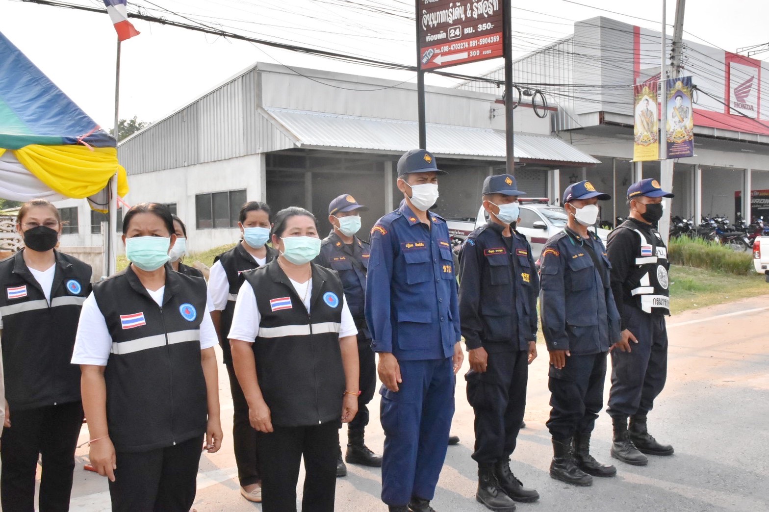 พช.มหาสารคาม ร่วมออกนิเทศและตรวจเยี่ยมจุดตรวจบริการประชาชน