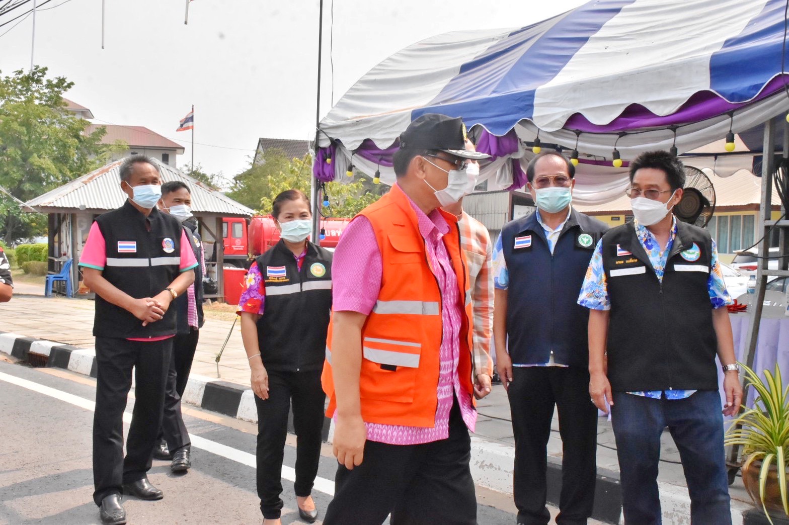 พช.มหาสารคาม ร่วมออกนิเทศและตรวจเยี่ยมจุดตรวจบริการประชาชน