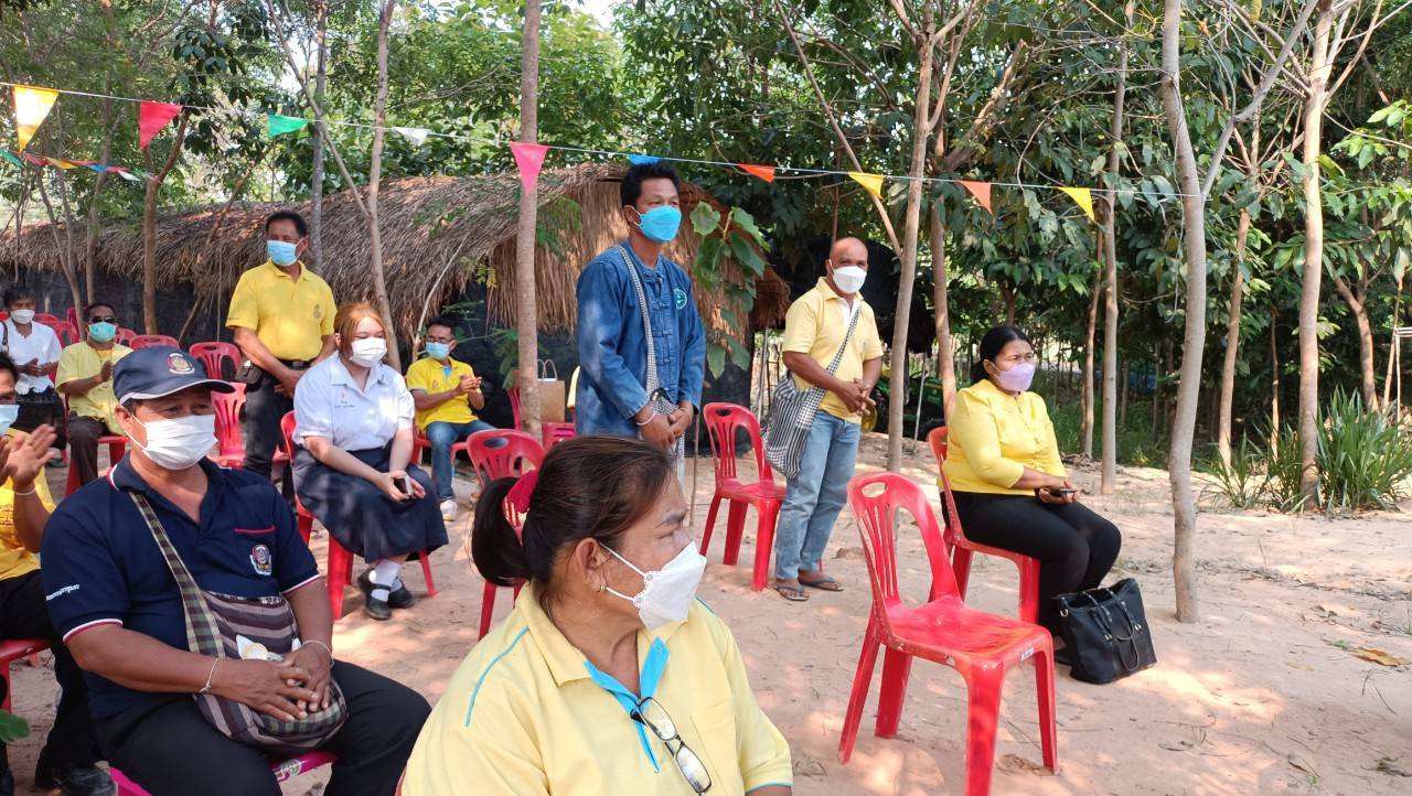 นายธรรมนูญ  แก้วคำ รองผู้ว่าราชการจังหวัดมหาสารคาม เยี่ยมชม ศูนย์ผู้นำจิตอาสาพัฒนาชุมชน ตำบลเขวาไร่ อำเภอนาเชือก