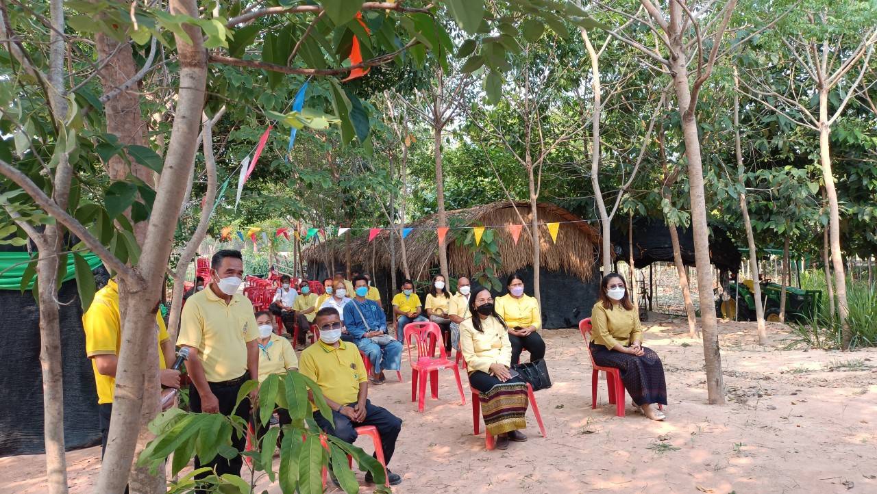 นายธรรมนูญ  แก้วคำ รองผู้ว่าราชการจังหวัดมหาสารคาม เยี่ยมชม ศูนย์ผู้นำจิตอาสาพัฒนาชุมชน ตำบลเขวาไร่ อำเภอนาเชือก