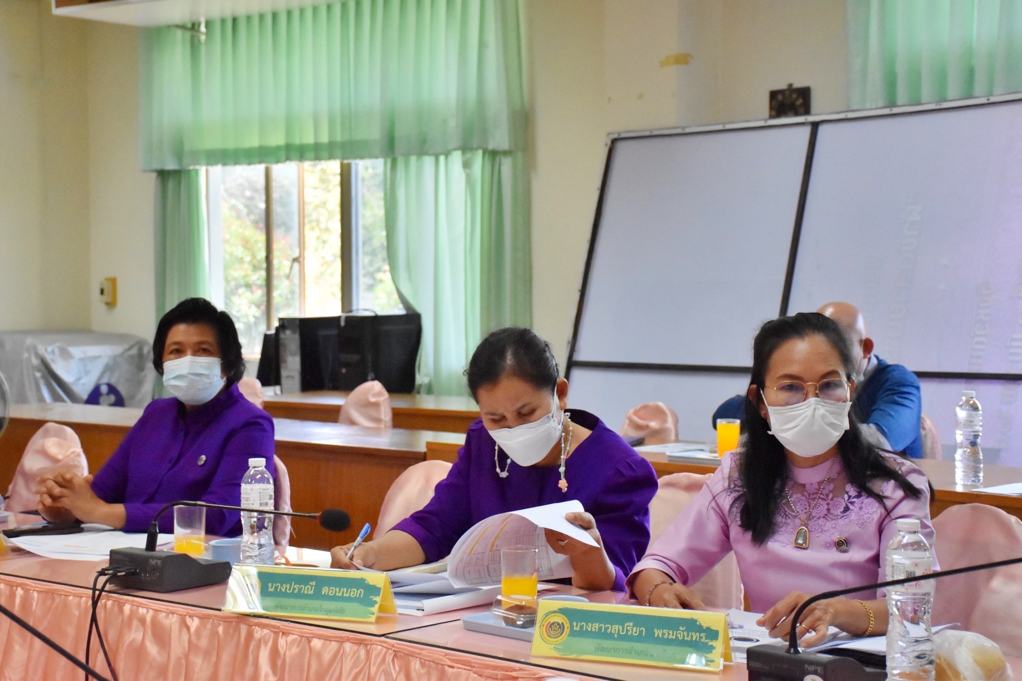 พช.มหาสารคาม ประชุมประจำเดือนสำนักงานพัฒนาชุมชนจังหวัดมหาสารคาม ครั้งที่ 4