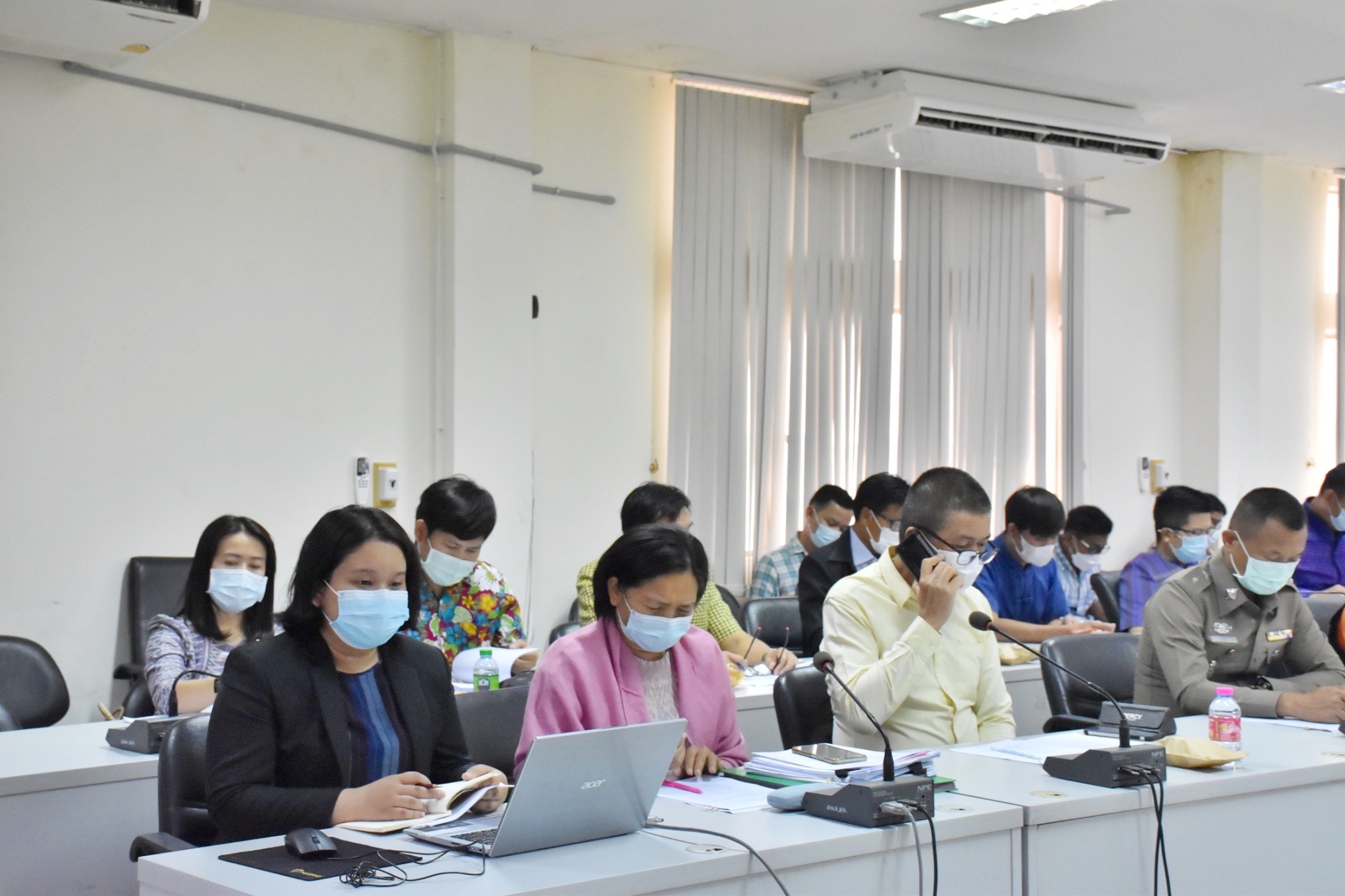 พช.มหาสารคามประชุมคณะกรรมการบริหารศูนย์อำนวยการขจัดความยากจนและพัฒนาคนทุกช่วงวัยอย่างยั่งยืนตามหลักปรัชญาของเศรษฐกิจพอเพียงจังหวัดมหาสารคาม (คจพ.จ.)