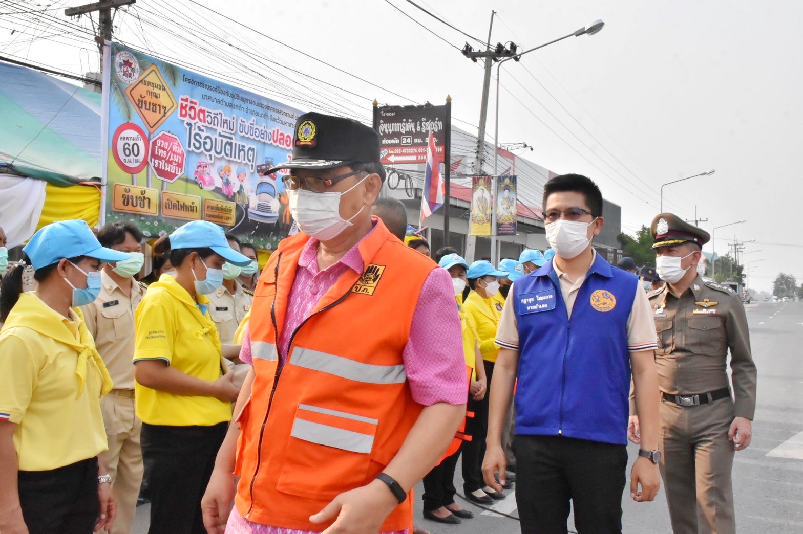 พช.มหาสารคาม ร่วมออกนิเทศและตรวจเยี่ยมจุดตรวจบริการประชาชน