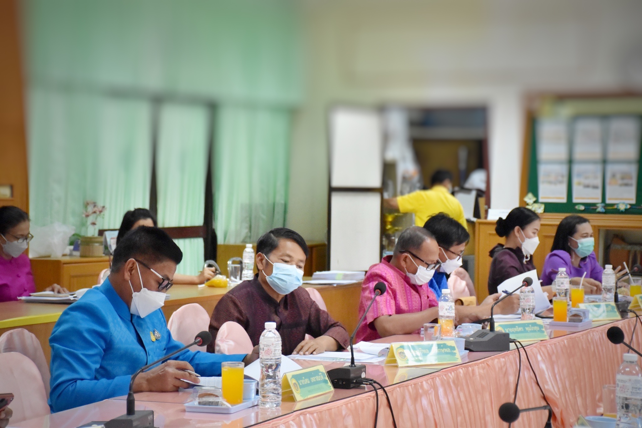 พช.มหาสารคาม ประชุมประจำเดือนสำนักงานพัฒนาชุมชนจังหวัดมหาสารคาม ครั้งที่ 4