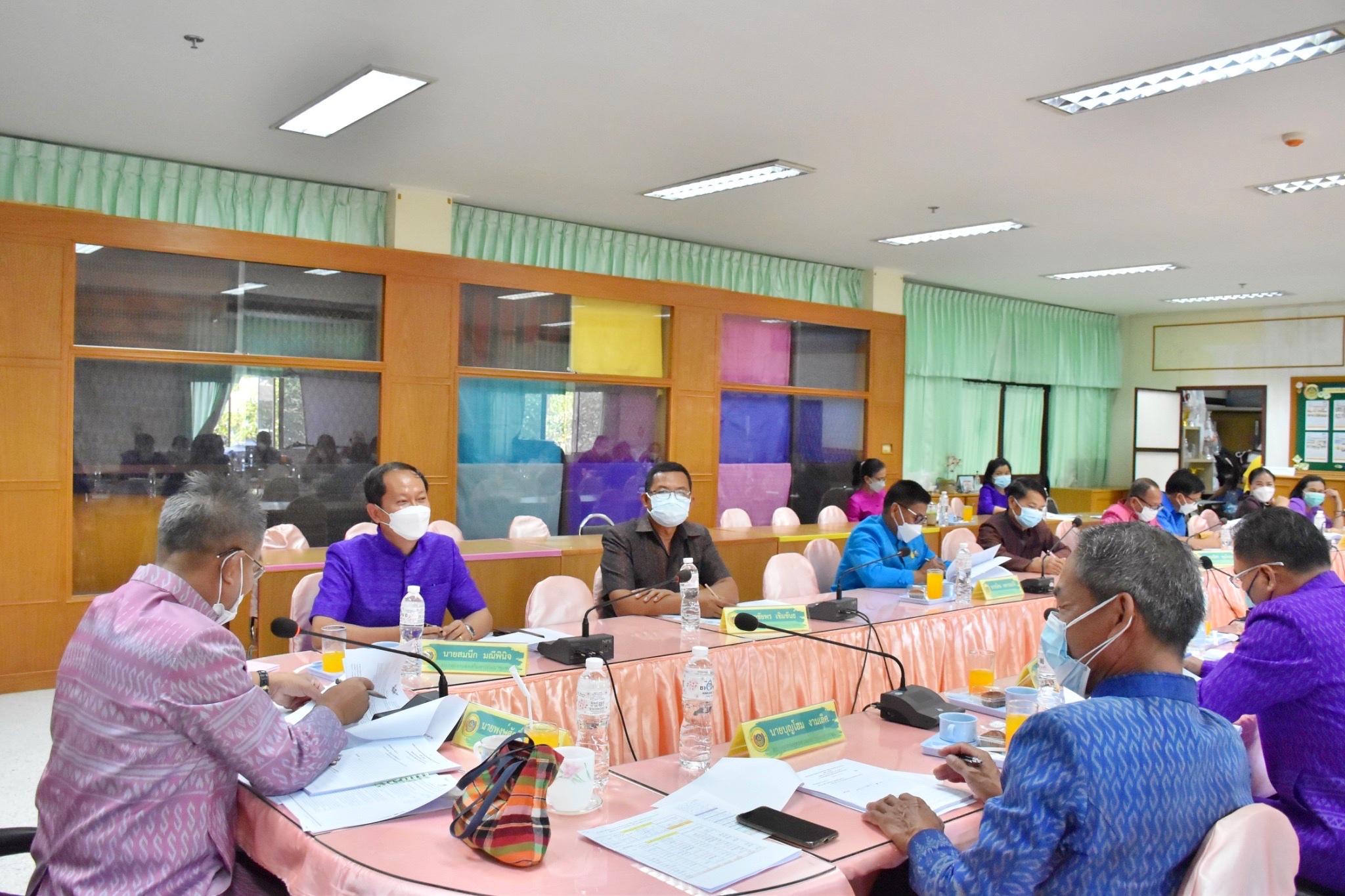 พช.มหาสารคาม ประชุมประจำเดือนสำนักงานพัฒนาชุมชนจังหวัดมหาสารคาม ครั้งที่ 4