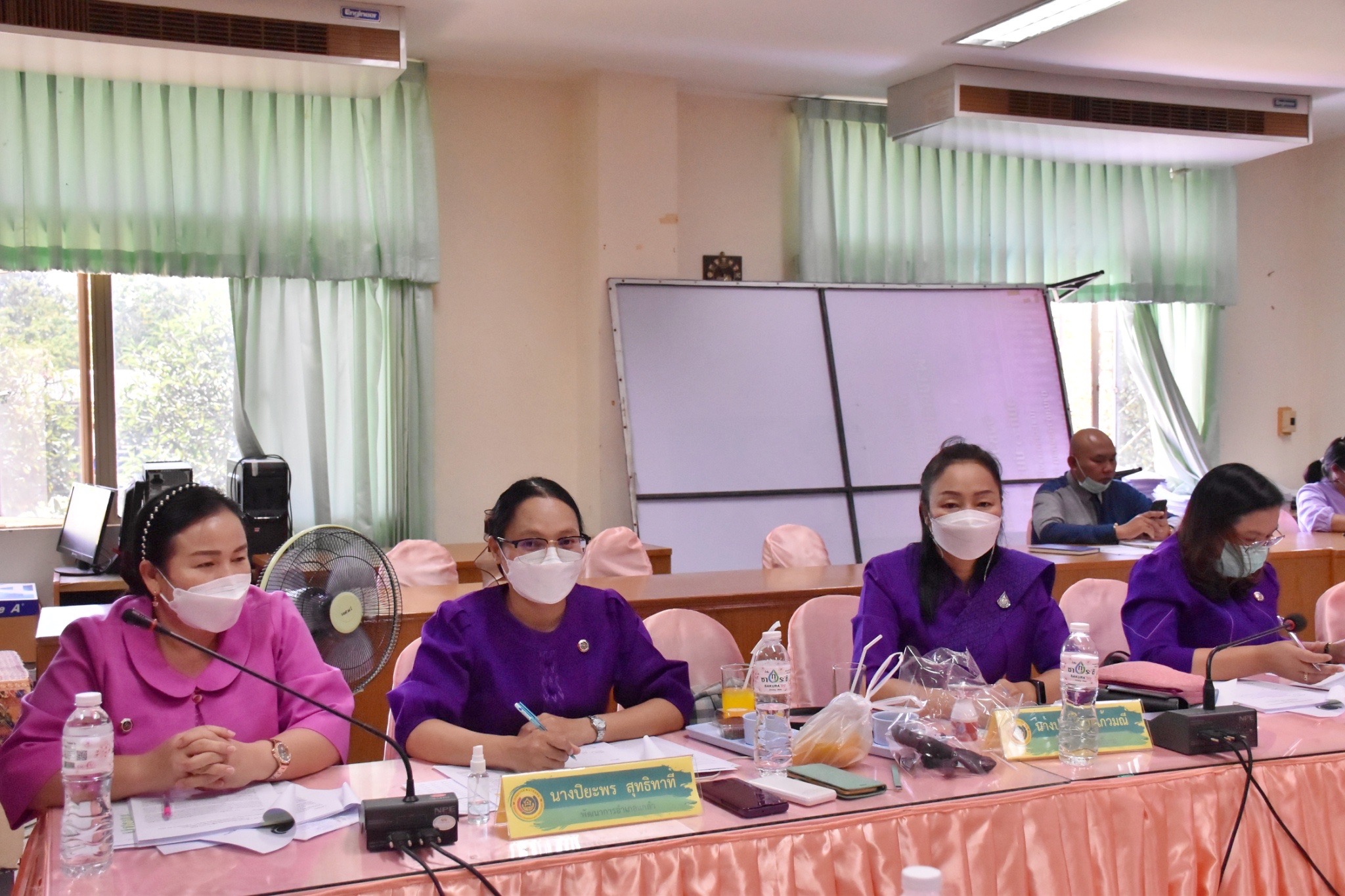 พช.มหาสารคาม ประชุมประจำเดือนสำนักงานพัฒนาชุมชนจังหวัดมหาสารคาม ครั้งที่ 4