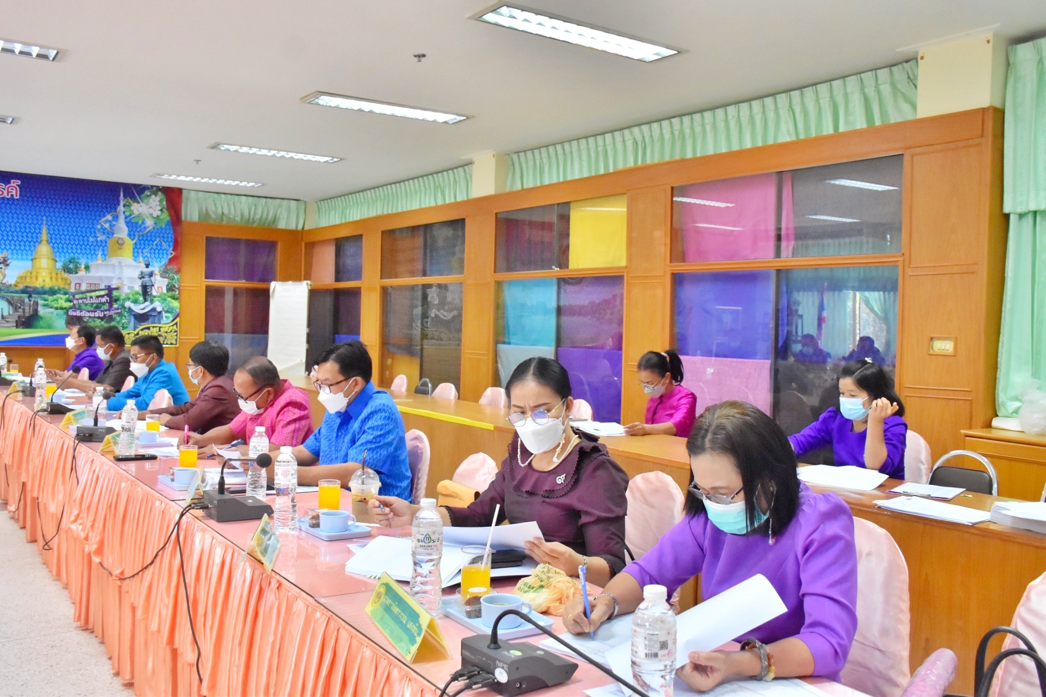 พช.มหาสารคาม ประชุมประจำเดือนสำนักงานพัฒนาชุมชนจังหวัดมหาสารคาม ครั้งที่ 4