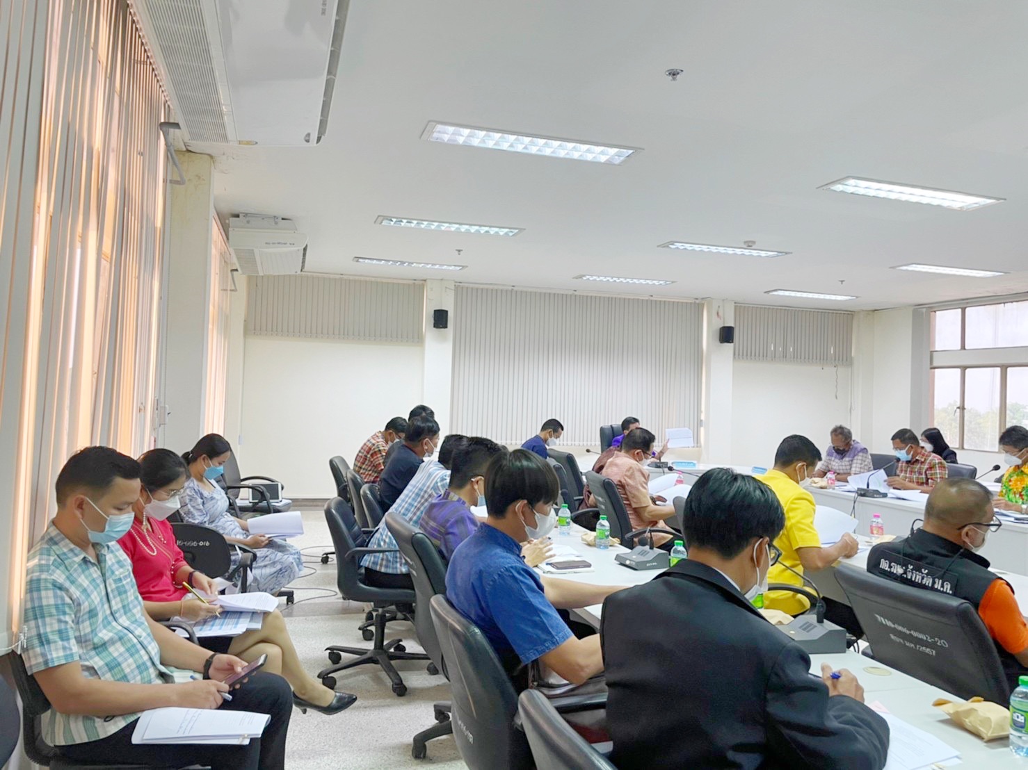 พช.มหาสารคามประชุมคณะกรรมการบริหารศูนย์อำนวยการขจัดความยากจนและพัฒนาคนทุกช่วงวัยอย่างยั่งยืนตามหลักปรัชญาของเศรษฐกิจพอเพียงจังหวัดมหาสารคาม (คจพ.จ.)