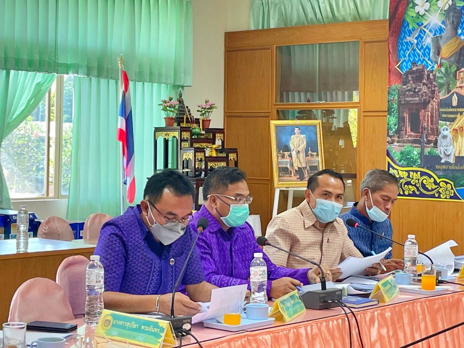 พช.มหาสารคาม ประชุมประจำเดือนสำนักงานพัฒนาชุมชนจังหวัดมหาสารคาม ครั้งที่ 4