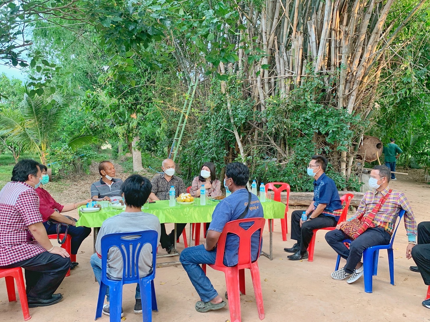 รองอธิบดีกรมการพัฒนาชุมชน นำทีมผู้บริหาร พช. ลงพื้นที่ติดตามการดำเนินงานบริษัท ประชารัฐรักสามัคคีมหาสารคาม(วิสาหกิจเพื่อสังคม) จำกัด