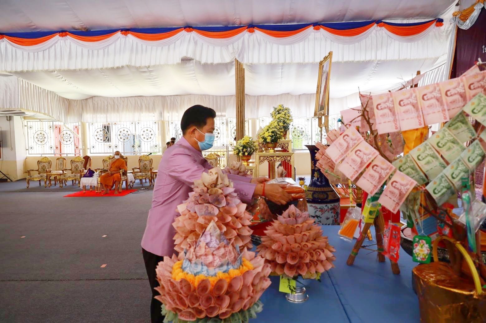 จังหวัดมหาสารคาม จัดพิธี “ทอดผ้าป่ามหากุศลสมทบกองทุนพัฒนาเด็กชนบท ในพระราชูปถัมภ์ สมเด็จพระเทพรัตนราชสุดาฯ สยามบรมราชกุมารี”