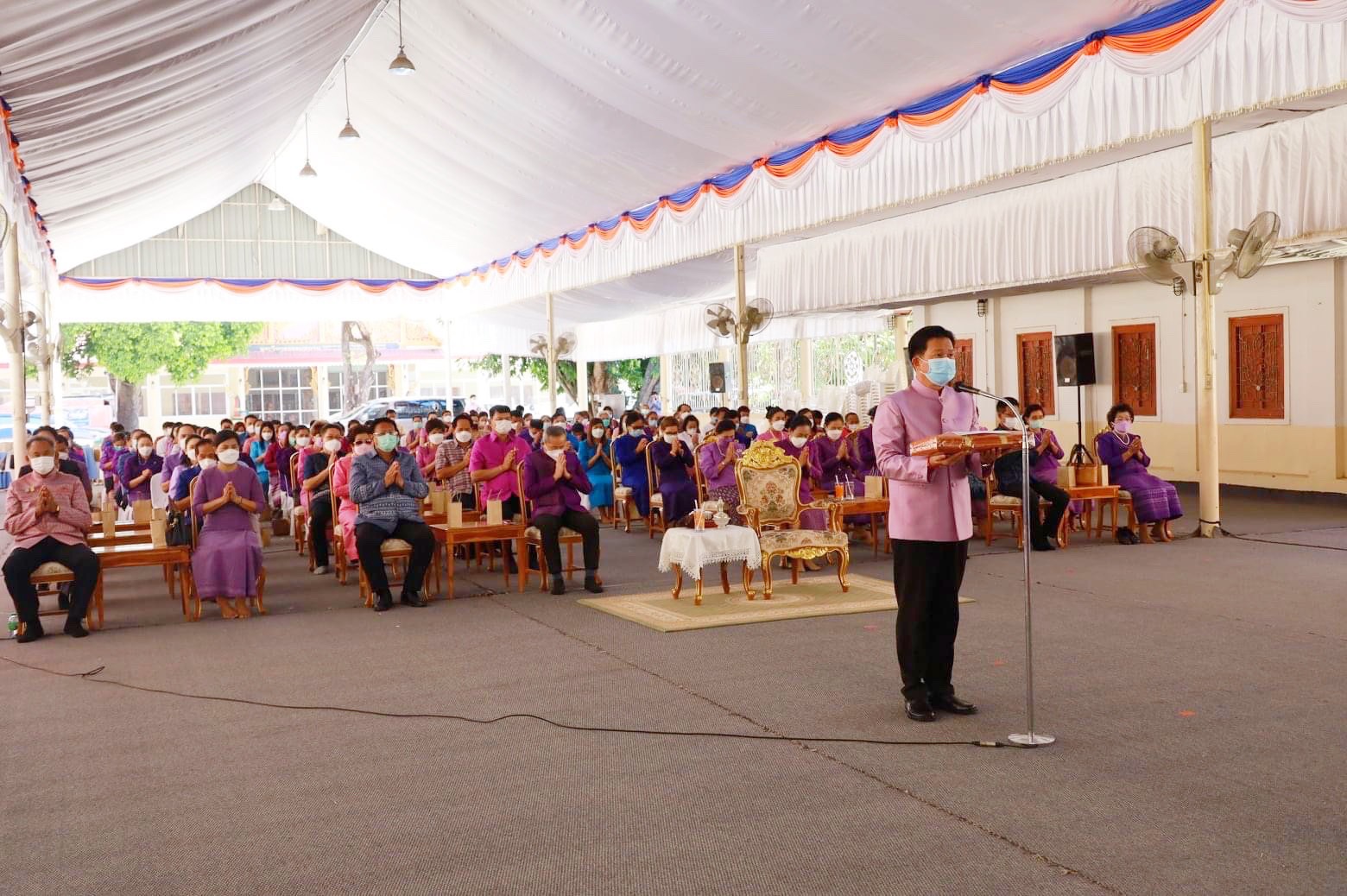 จังหวัดมหาสารคาม จัดพิธี “ทอดผ้าป่ามหากุศลสมทบกองทุนพัฒนาเด็กชนบท ในพระราชูปถัมภ์ สมเด็จพระเทพรัตนราชสุดาฯ สยามบรมราชกุมารี”