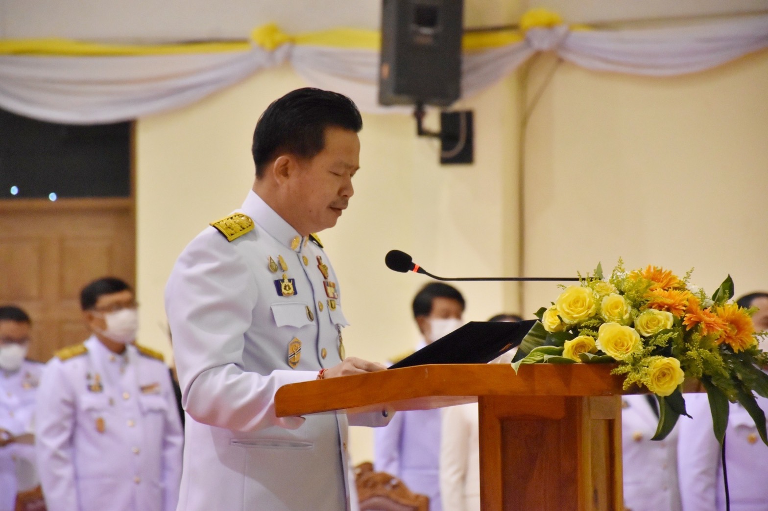 พช.มหาสารคาม เข้าร่วมงานรัฐพิธีถวายราชสักการะเนื่องใน “วันพระบาทสมเด็จพระพุทธยอดฟ้าจุฬาโลกมหาราชและวันที่ระลึกมหาจักรีบรมราชวงศ์”