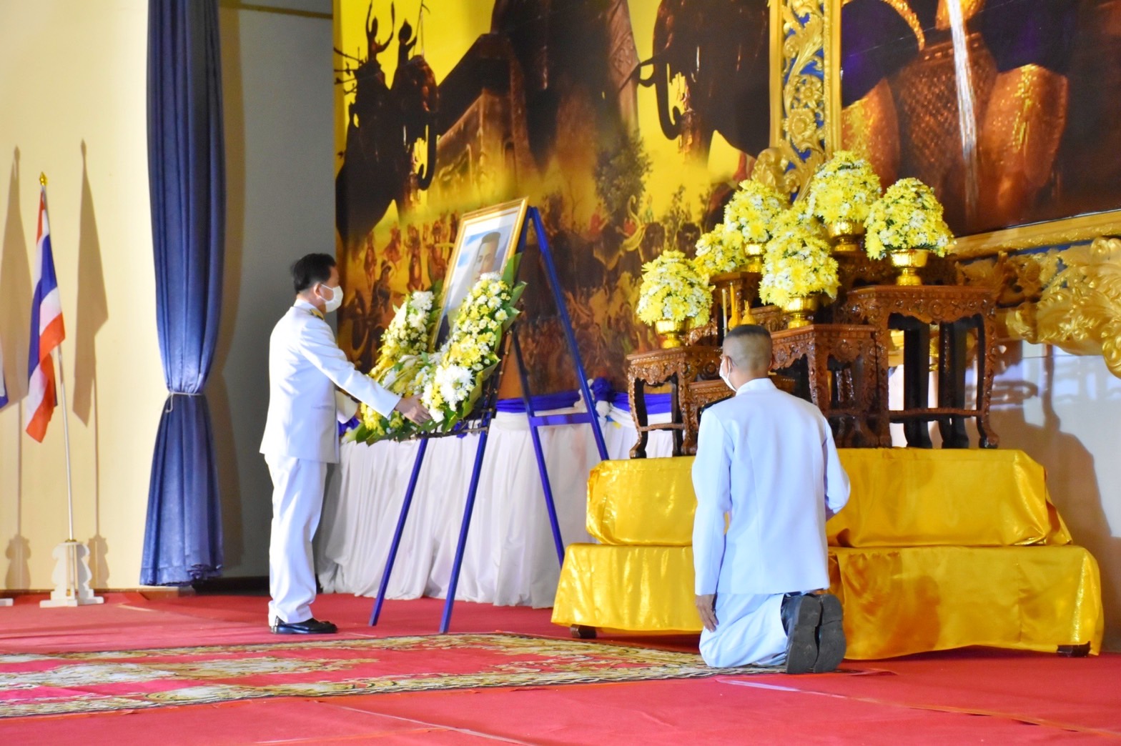 พช.มหาสารคาม เข้าร่วมพิธีถวายราชสักการะเนื่องใน “วันคล้ายวันสวรรคตสมเด็จพระนเรศวรมหาราช”