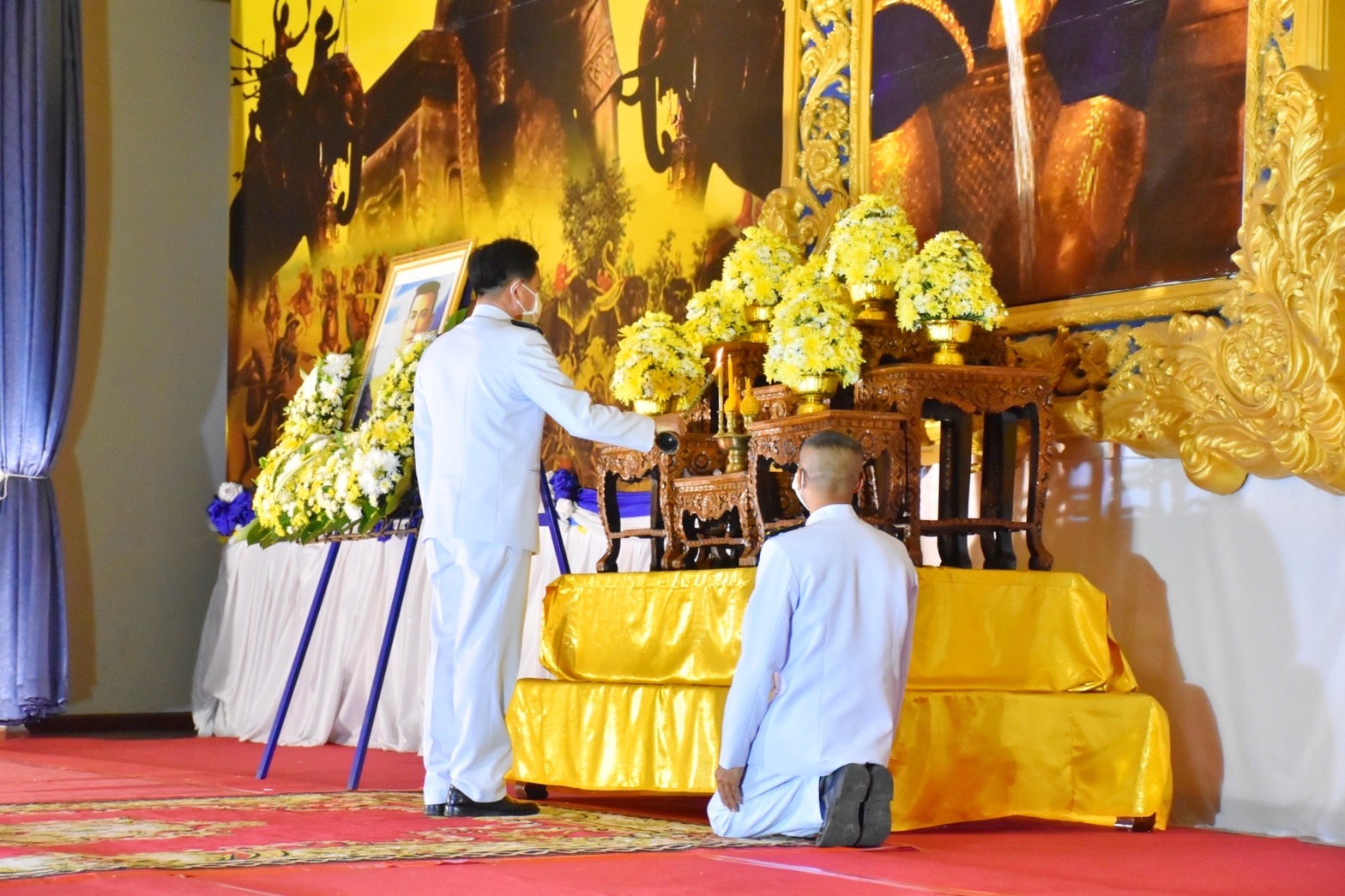 พช.มหาสารคาม เข้าร่วมพิธีถวายราชสักการะเนื่องใน “วันคล้ายวันสวรรคตสมเด็จพระนเรศวรมหาราช”