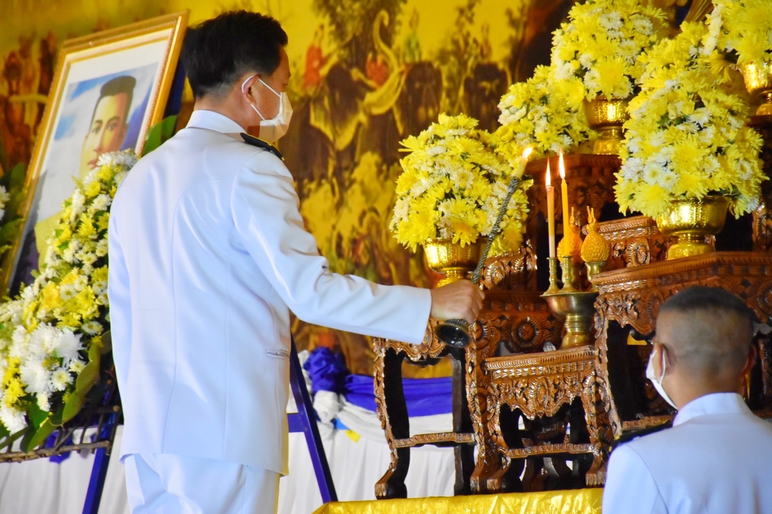 พช.มหาสารคาม เข้าร่วมพิธีถวายราชสักการะเนื่องใน “วันคล้ายวันสวรรคตสมเด็จพระนเรศวรมหาราช”