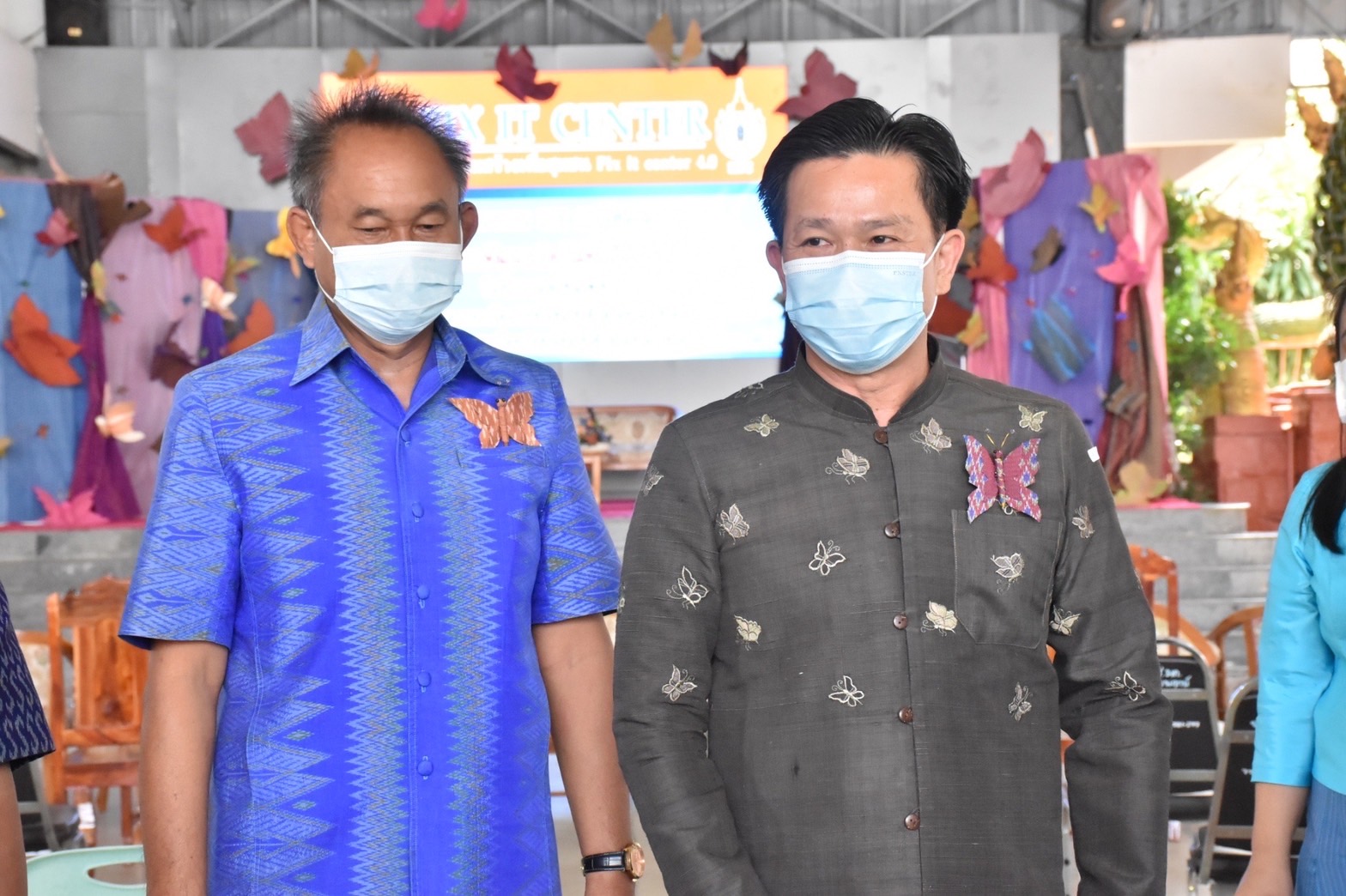 จังหวัดมหาสารคาม จัดแถลงข่าวการประดิษฐ์ผีเสื้อเพื่อนำไปประดับในนิทรรศการเฉลิมพระเกียรติ สมเด็จพระนางเจ้าสิริกิติ์ พระบรมราชินีนาถ พระบรมราชชนนีพันปีหลวง เนื่องในโอกาสมหามงคลเฉลิมพระชนมพรรษา 90 พรรษา 12 สิงหาคม 2565