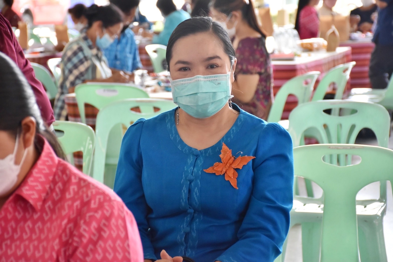 จังหวัดมหาสารคาม จัดแถลงข่าวการประดิษฐ์ผีเสื้อเพื่อนำไปประดับในนิทรรศการเฉลิมพระเกียรติ สมเด็จพระนางเจ้าสิริกิติ์ พระบรมราชินีนาถ พระบรมราชชนนีพันปีหลวง เนื่องในโอกาสมหามงคลเฉลิมพระชนมพรรษา 90 พรรษา 12 สิงหาคม 2565