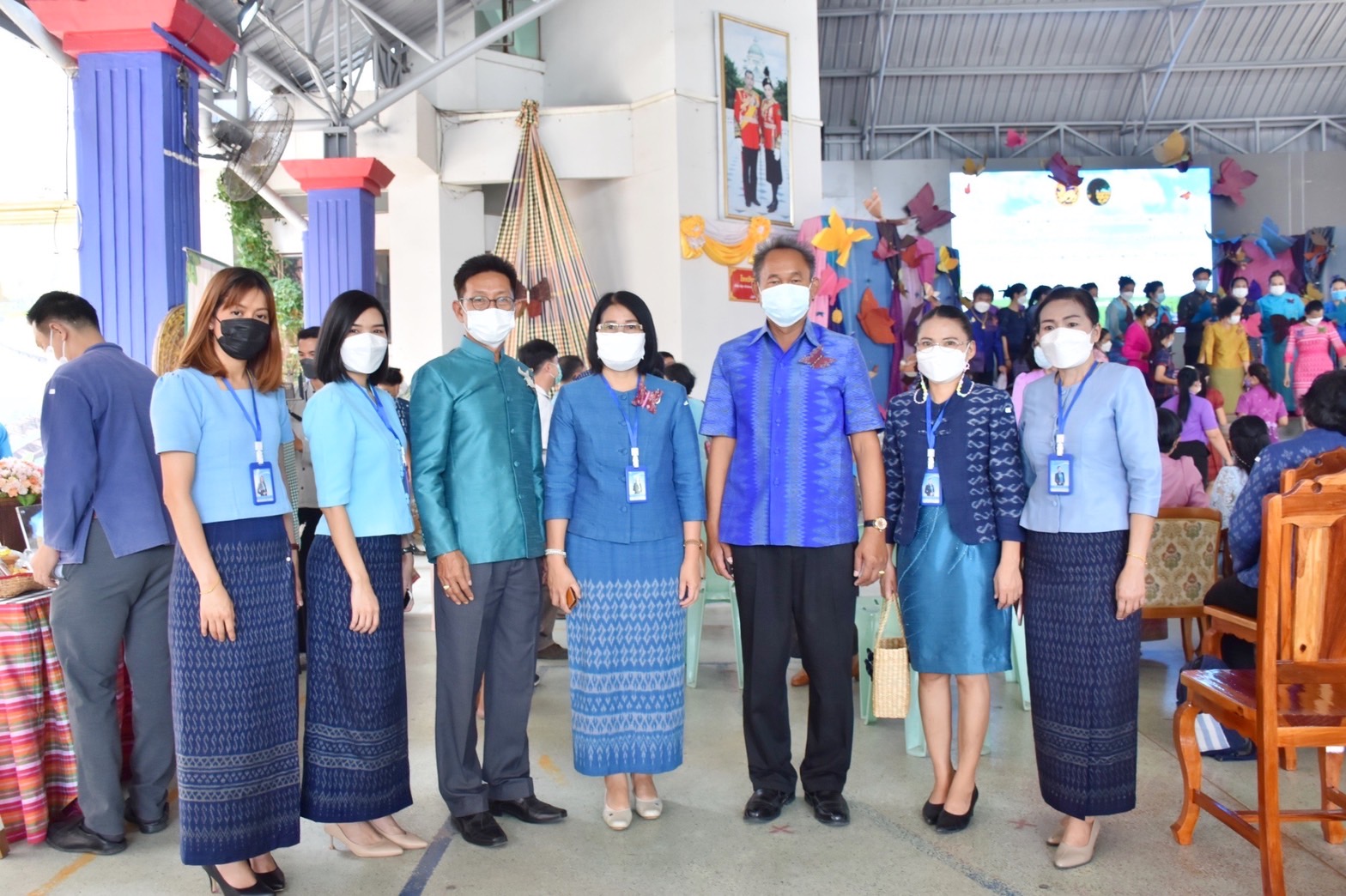 จังหวัดมหาสารคาม จัดแถลงข่าวการประดิษฐ์ผีเสื้อเพื่อนำไปประดับในนิทรรศการเฉลิมพระเกียรติ สมเด็จพระนางเจ้าสิริกิติ์ พระบรมราชินีนาถ พระบรมราชชนนีพันปีหลวง เนื่องในโอกาสมหามงคลเฉลิมพระชนมพรรษา 90 พรรษา 12 สิงหาคม 2565