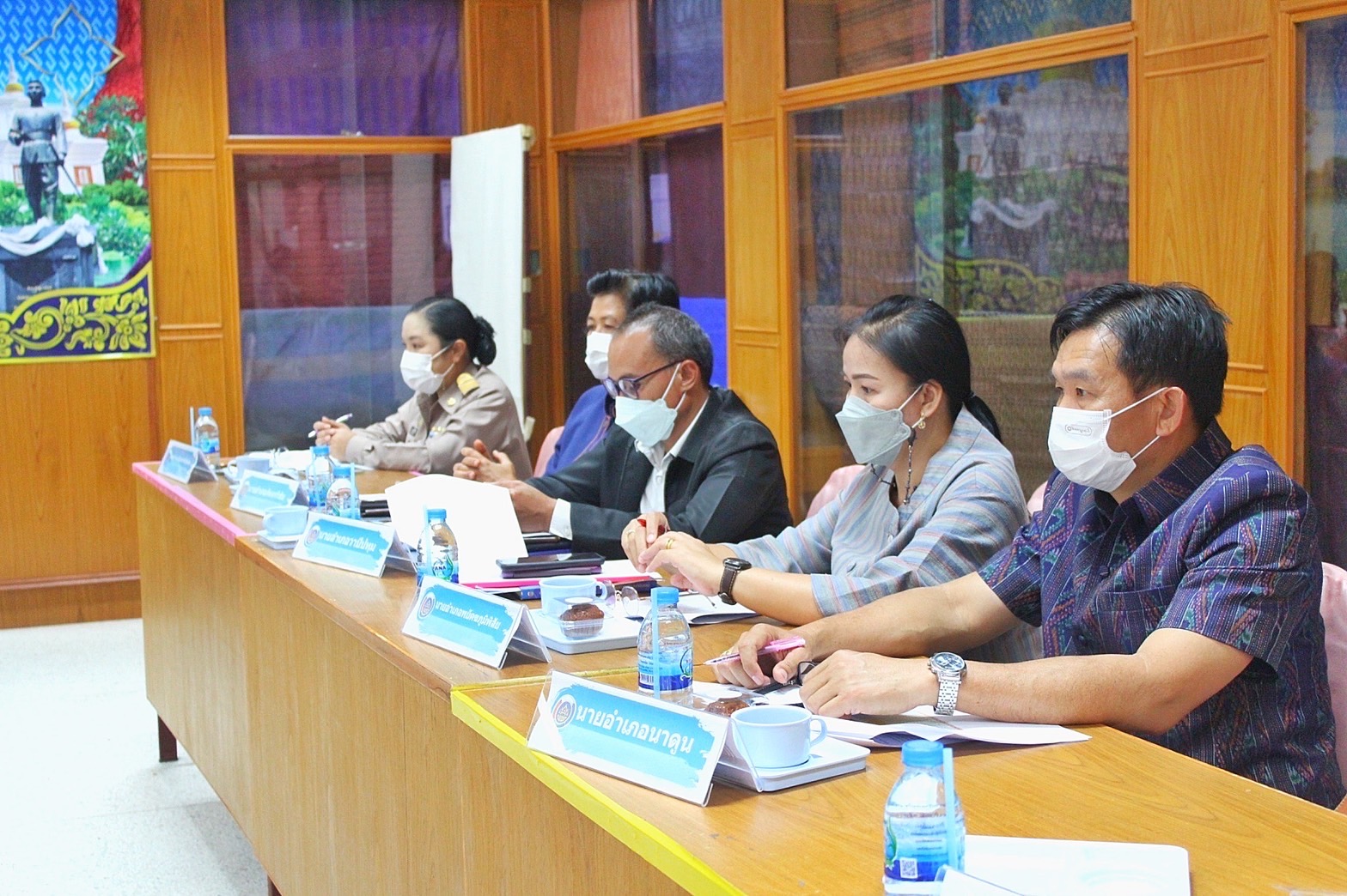 รองผู้ว่าราชการจังหวัดมหาสารคาม “ประชุมคณะทำงานรับผิดชอบตามมิติของปัญหาการขจัดความยากจนและพัฒนาคนทุกช่วงวัยอย่างยั่งยืน ตามหลักปรัชญาของเศรษฐกิจพอเพียงจังหวัดมหาสารคาม” (มิติปัญหาด้านสุขภาพ มิติด้านการศึกษา  และมิติด้านการเข้าถึงบริการภาครัฐ)