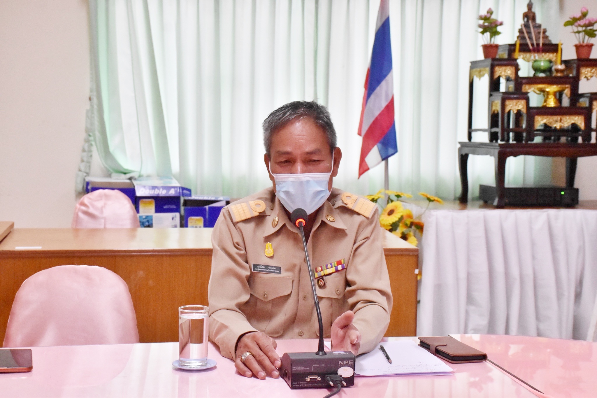พจ.มหาสารคาม ประชุมข้อราชการสำคัญเพื่อขับเคลื่อนการดำเนินงานพัฒนาชุมชน