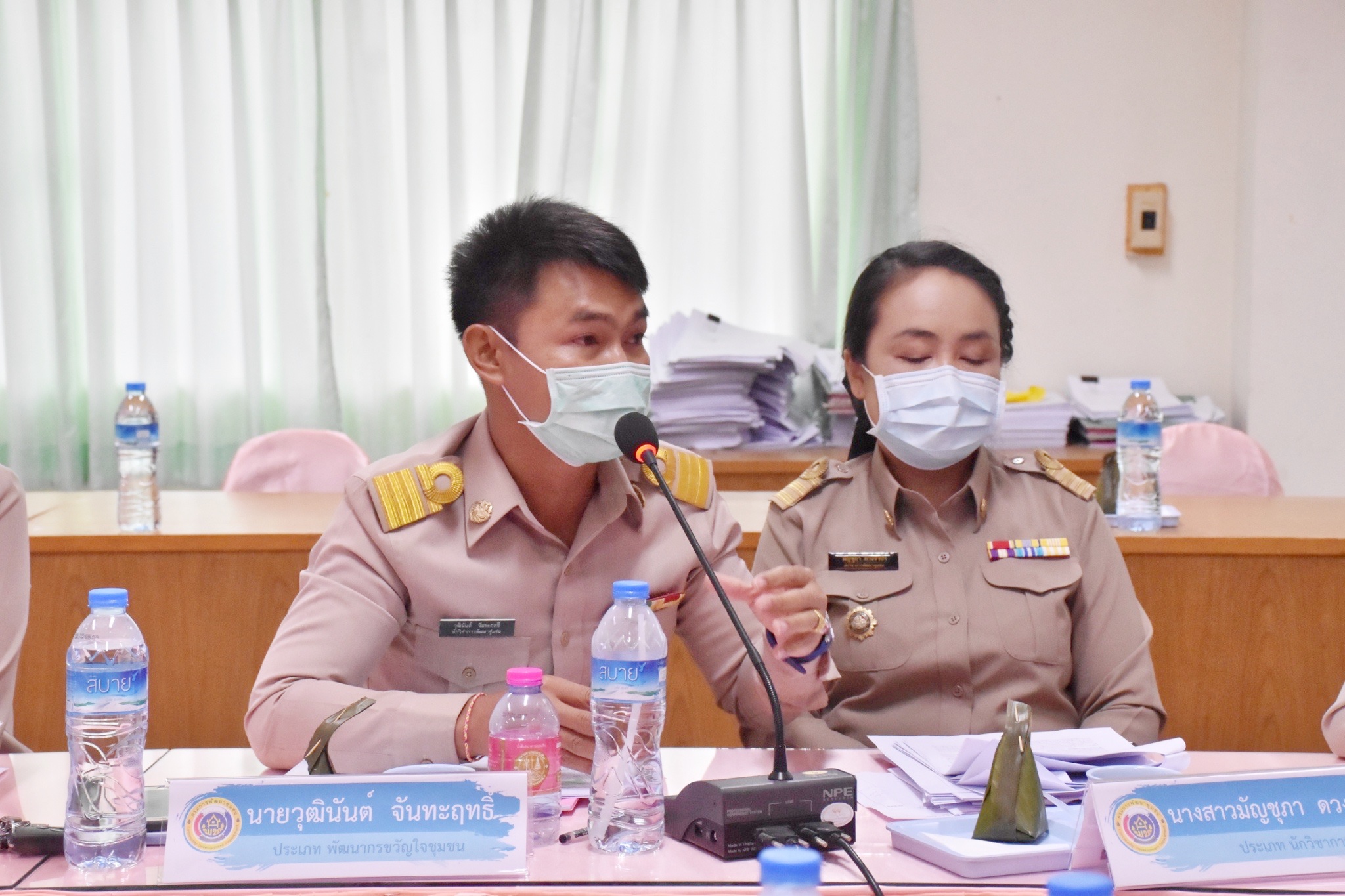 นายวสันต์ ชิงชนะ ผู้ตรวจราชการกรมการพัฒนาชุมชน คัดเลือกข้าราชการ ลูกจ้างประจำ และพนักงานราชการดีเด่น กรมการพัฒนาชุมชน ประจำปี พ.ศ.2565