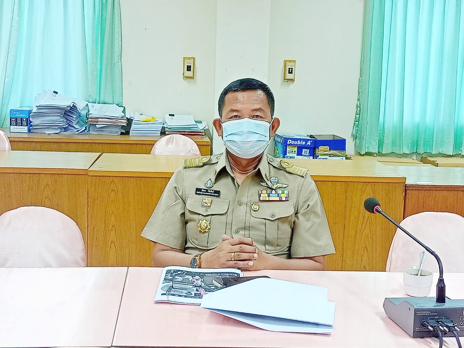 พช.มหาสารคามร่วมประชุมกรมการพัฒนาชุมชน ประจำเดือนพฤษภาคม 2565 ผ่านระบบการประชุมทางไกล(Video Conference)