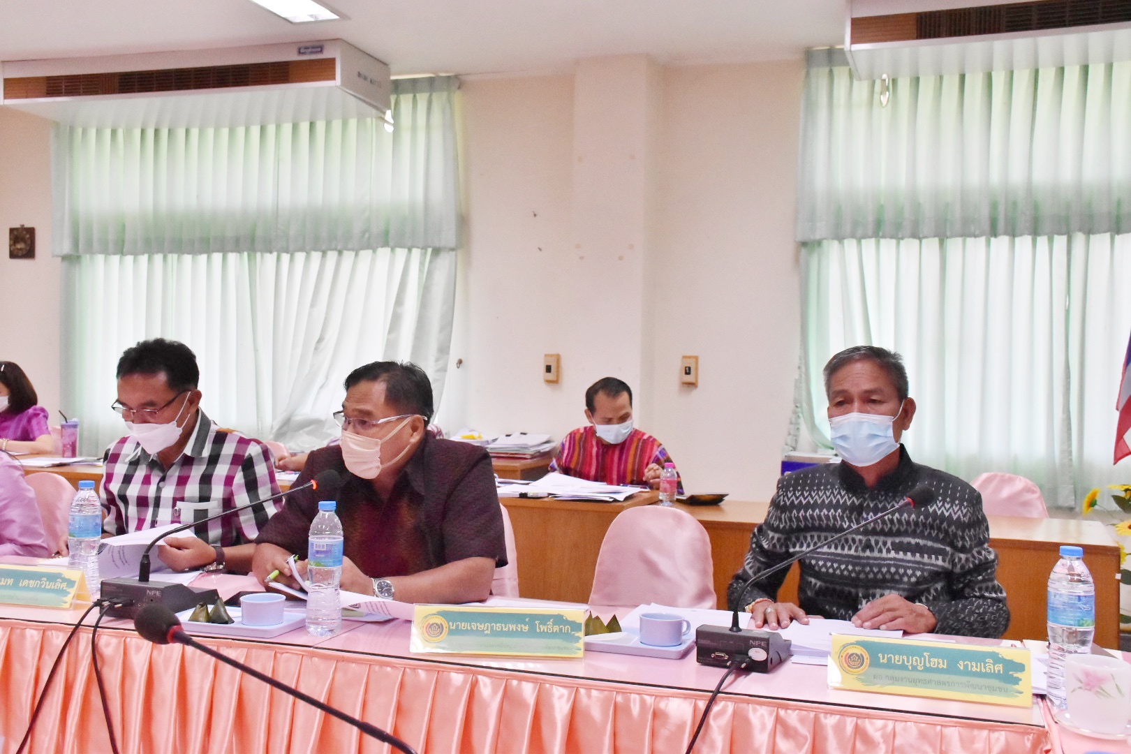 การประชุมประจำเดือนสำนักงานพัฒนาชุมชนจังหวัดมหาสารคาม ครั้งที่ 5/2565