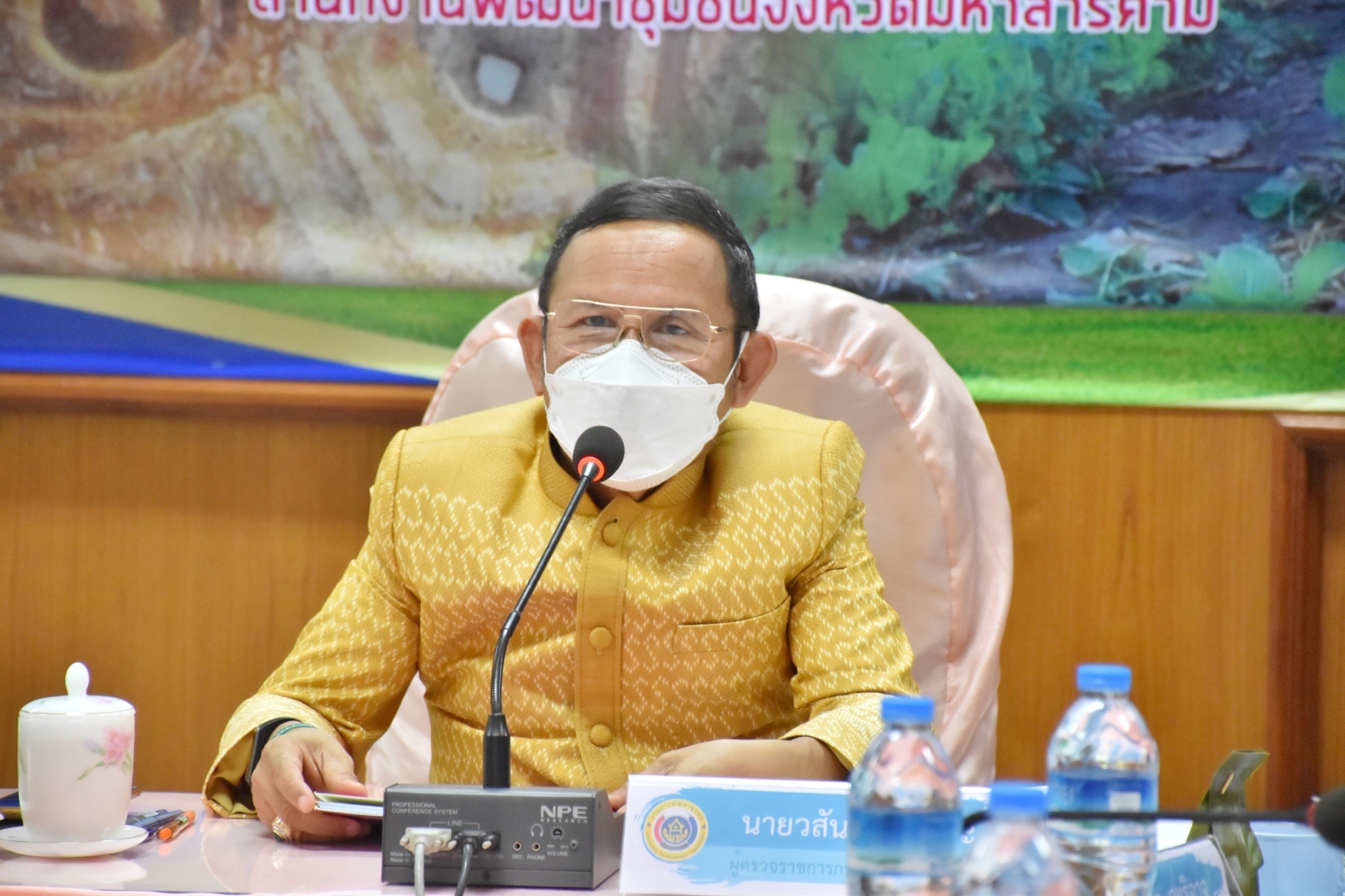 นายวสันต์ ชิงชนะ ผู้ตรวจราชการกรมการพัฒนาชุมชน คัดเลือกข้าราชการ ลูกจ้างประจำ และพนักงานราชการดีเด่น กรมการพัฒนาชุมชน ประจำปี พ.ศ.2565