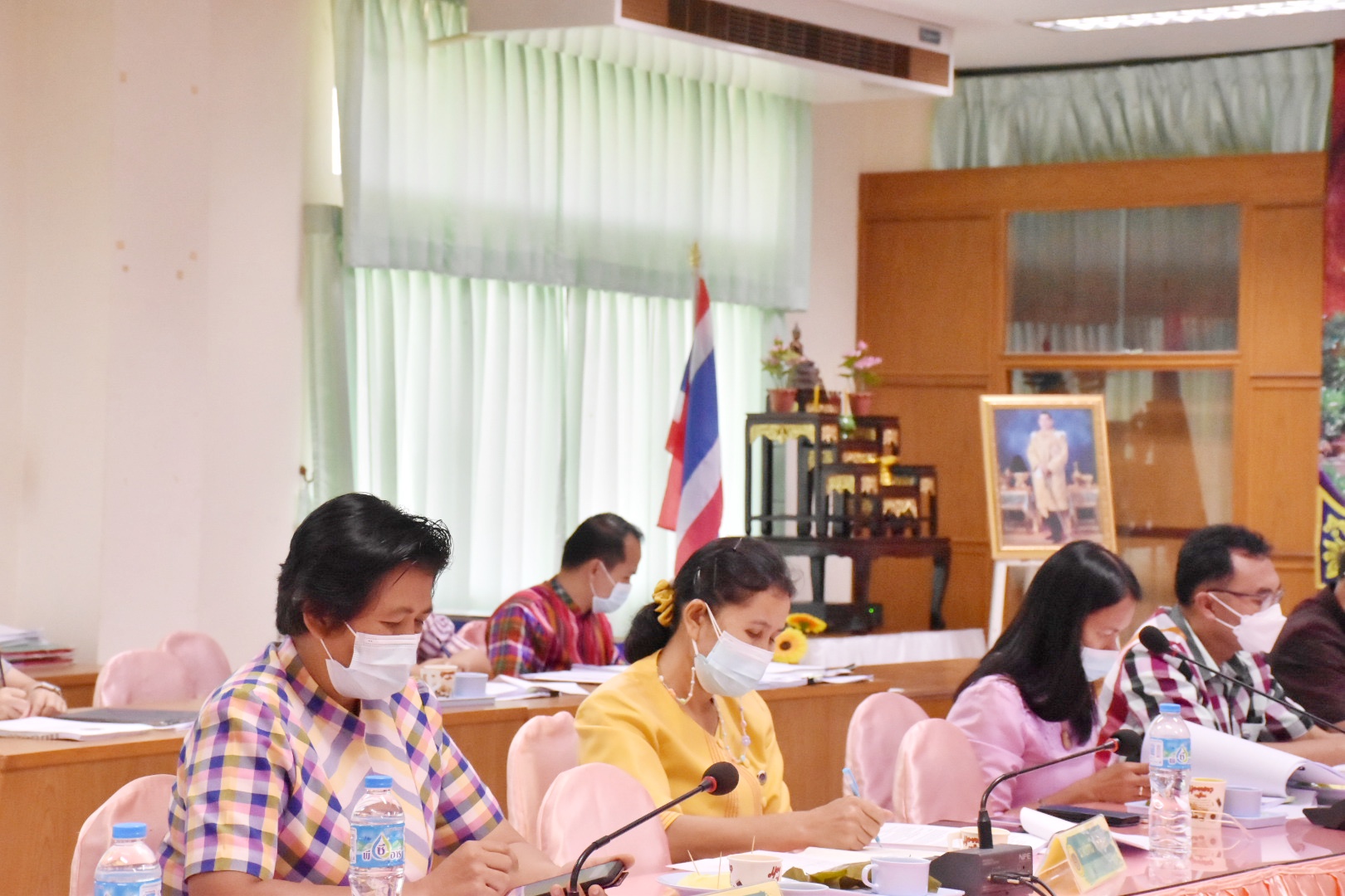 การประชุมประจำเดือนสำนักงานพัฒนาชุมชนจังหวัดมหาสารคาม ครั้งที่ 5/2565