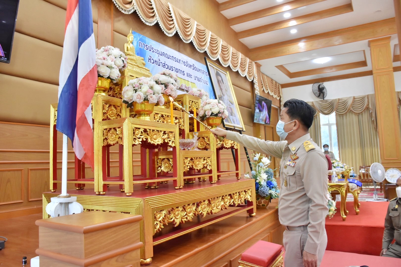 พัฒนาการจังหวัดมหาสารคาม ร่วมประชุมคณะกรมการจังหวัดมหาสารคาม ประจำเดือนพฤษภาคม 2565