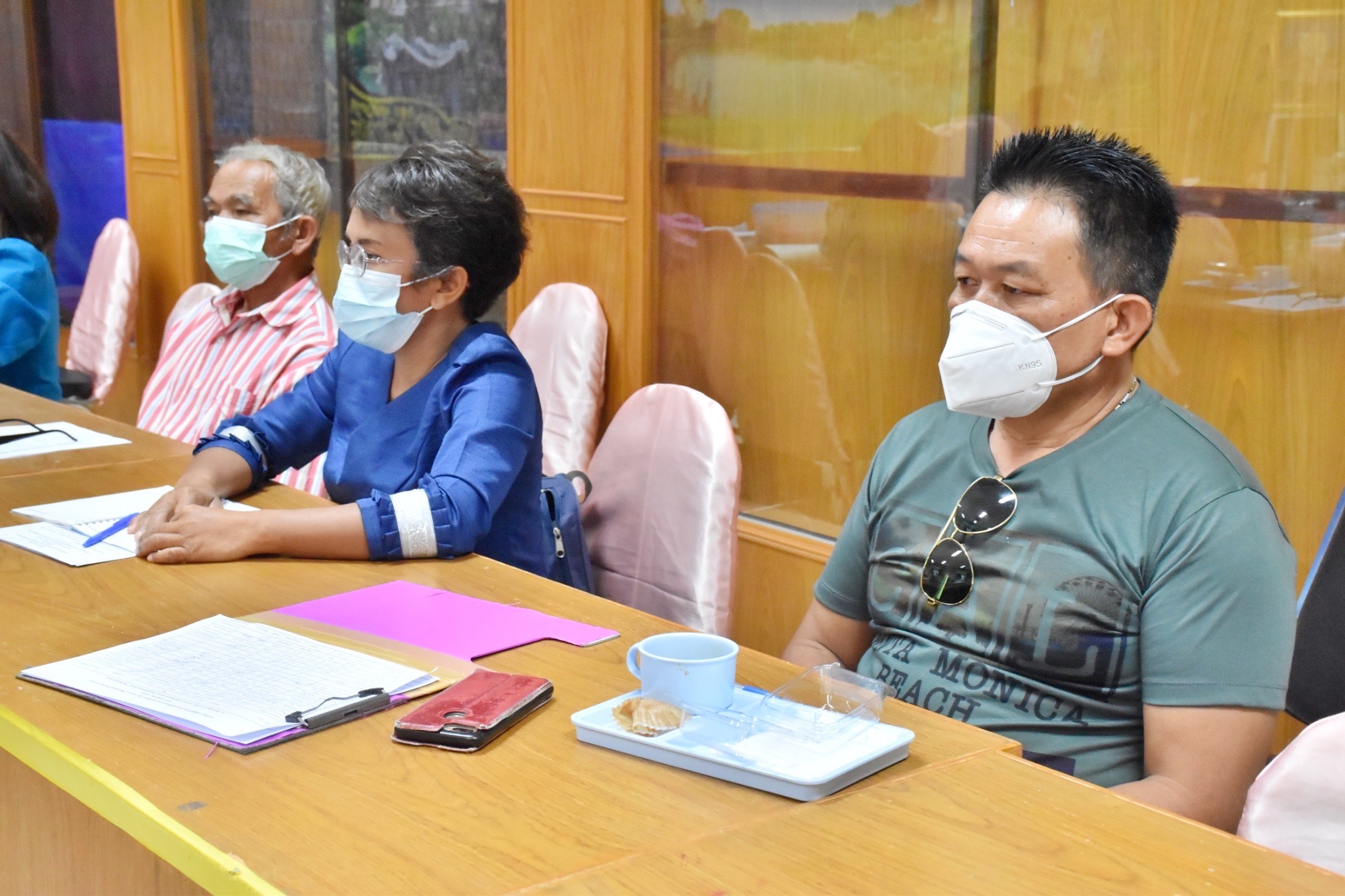 พช.มหาสารคามประชุมการจัดตั้งคณะกรรมการเครือข่าย โคก หนอง นา พัฒนาชุมชน จังหวัดมหาสารคาม ครั้งที่ ๑/๒๕๖๕