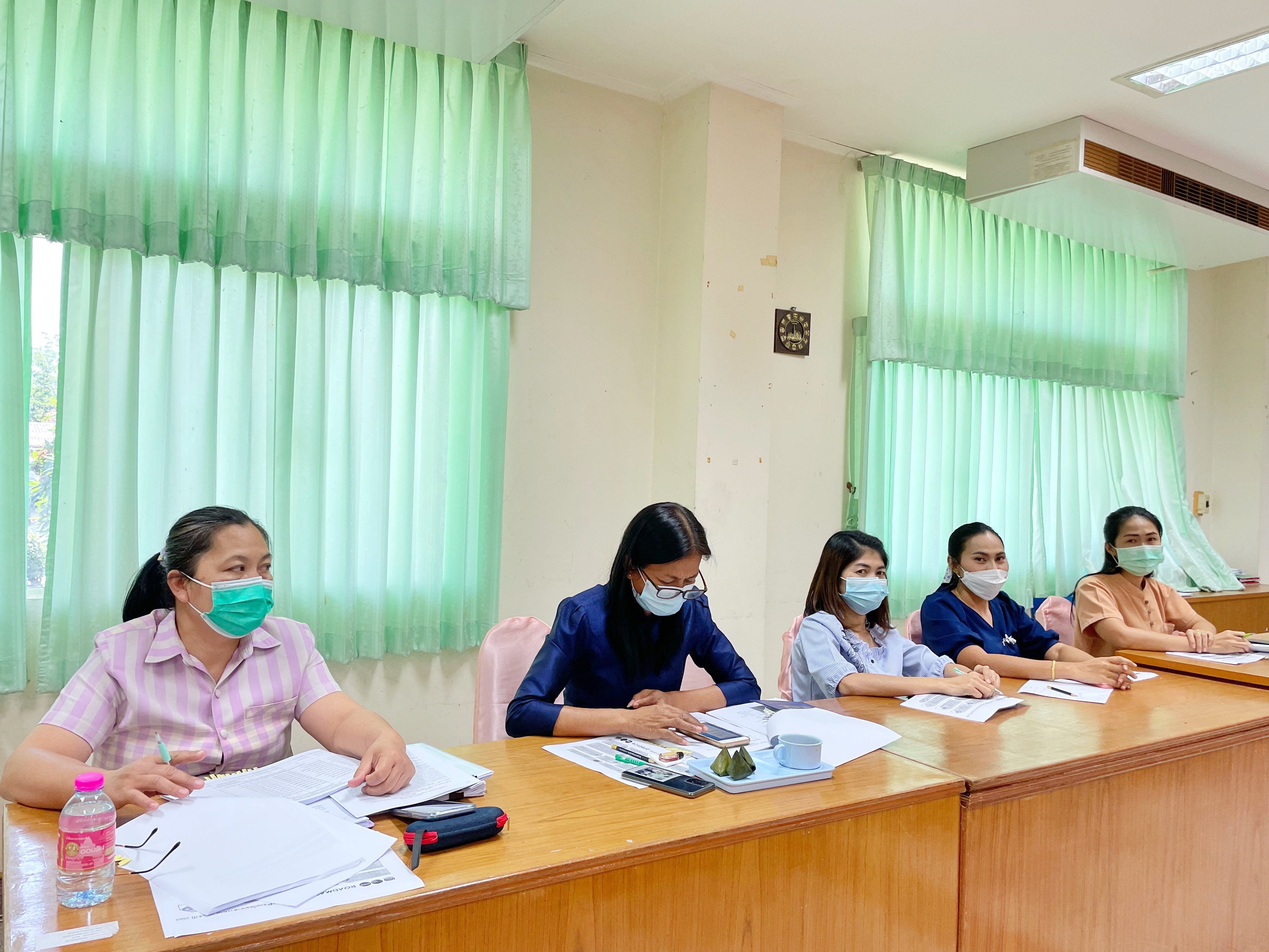 การประชุมประจำเดือนสำนักงานพัฒนาชุมชนจังหวัดมหาสารคาม ครั้งที่ 5/2565