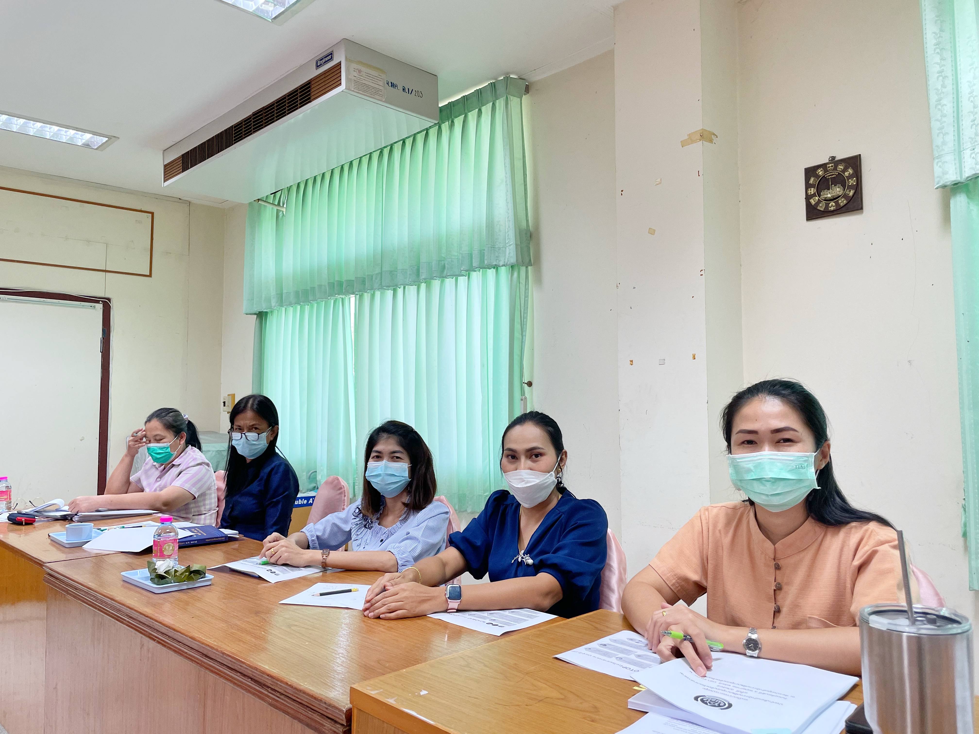 การประชุมประจำเดือนสำนักงานพัฒนาชุมชนจังหวัดมหาสารคาม ครั้งที่ 5/2565