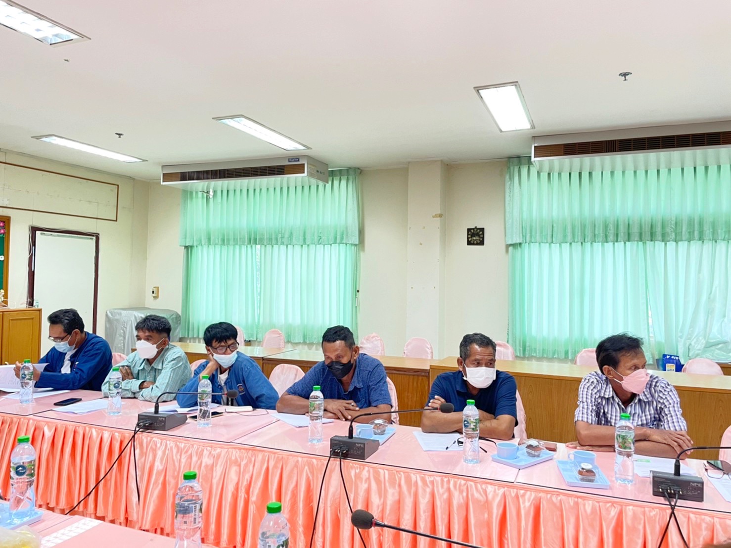 พช.มหาสารคามประชุมการจัดตั้งคณะกรรมการเครือข่าย โคก หนอง นา พัฒนาชุมชน จังหวัดมหาสารคาม ครั้งที่ ๑/๒๕๖๕