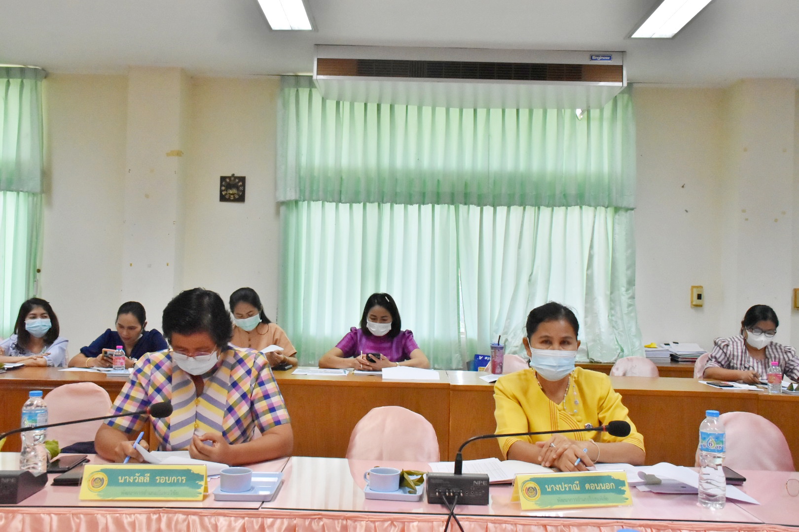 การประชุมประจำเดือนสำนักงานพัฒนาชุมชนจังหวัดมหาสารคาม ครั้งที่ 5/2565
