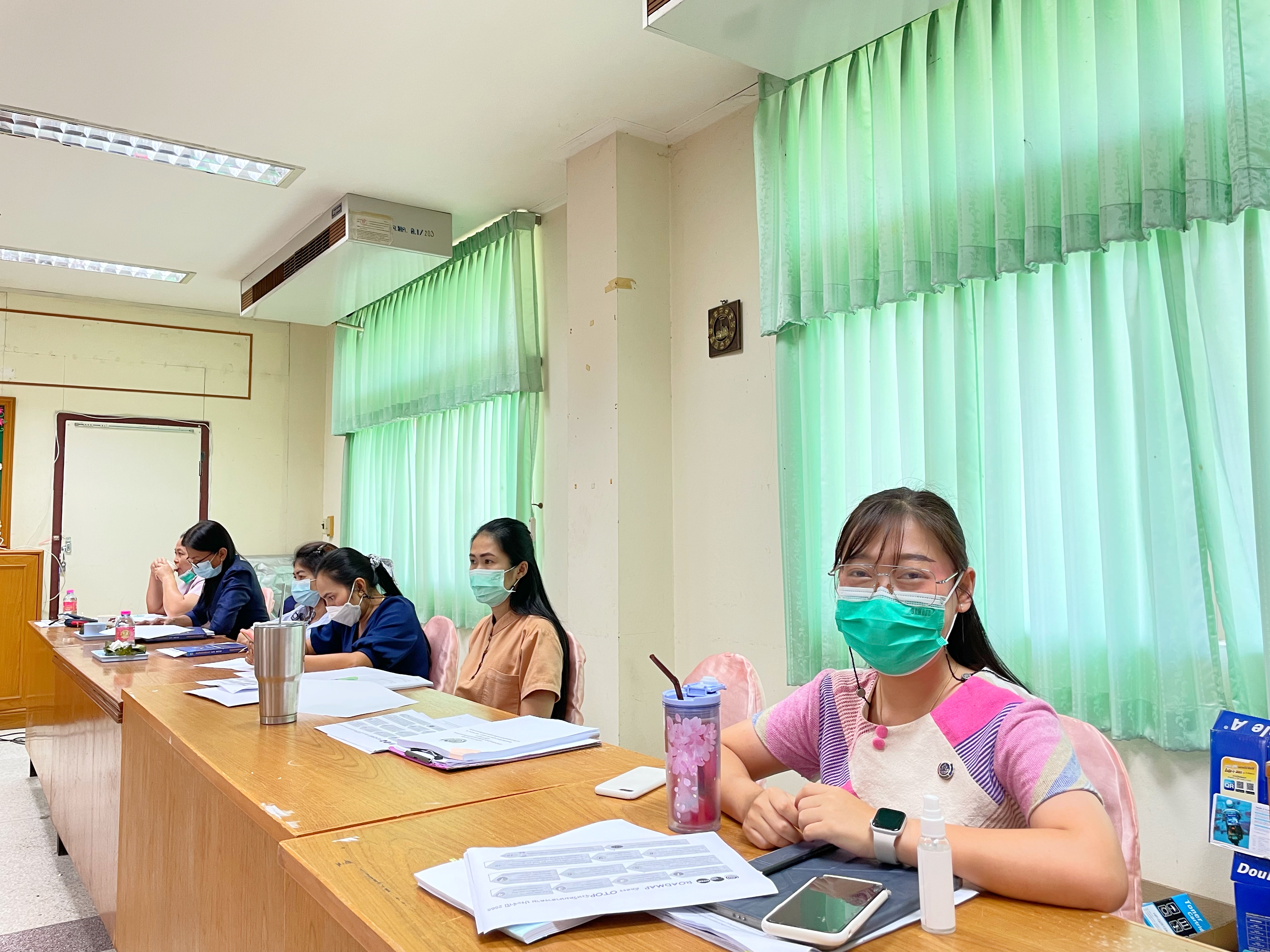 การประชุมประจำเดือนสำนักงานพัฒนาชุมชนจังหวัดมหาสารคาม ครั้งที่ 5/2565