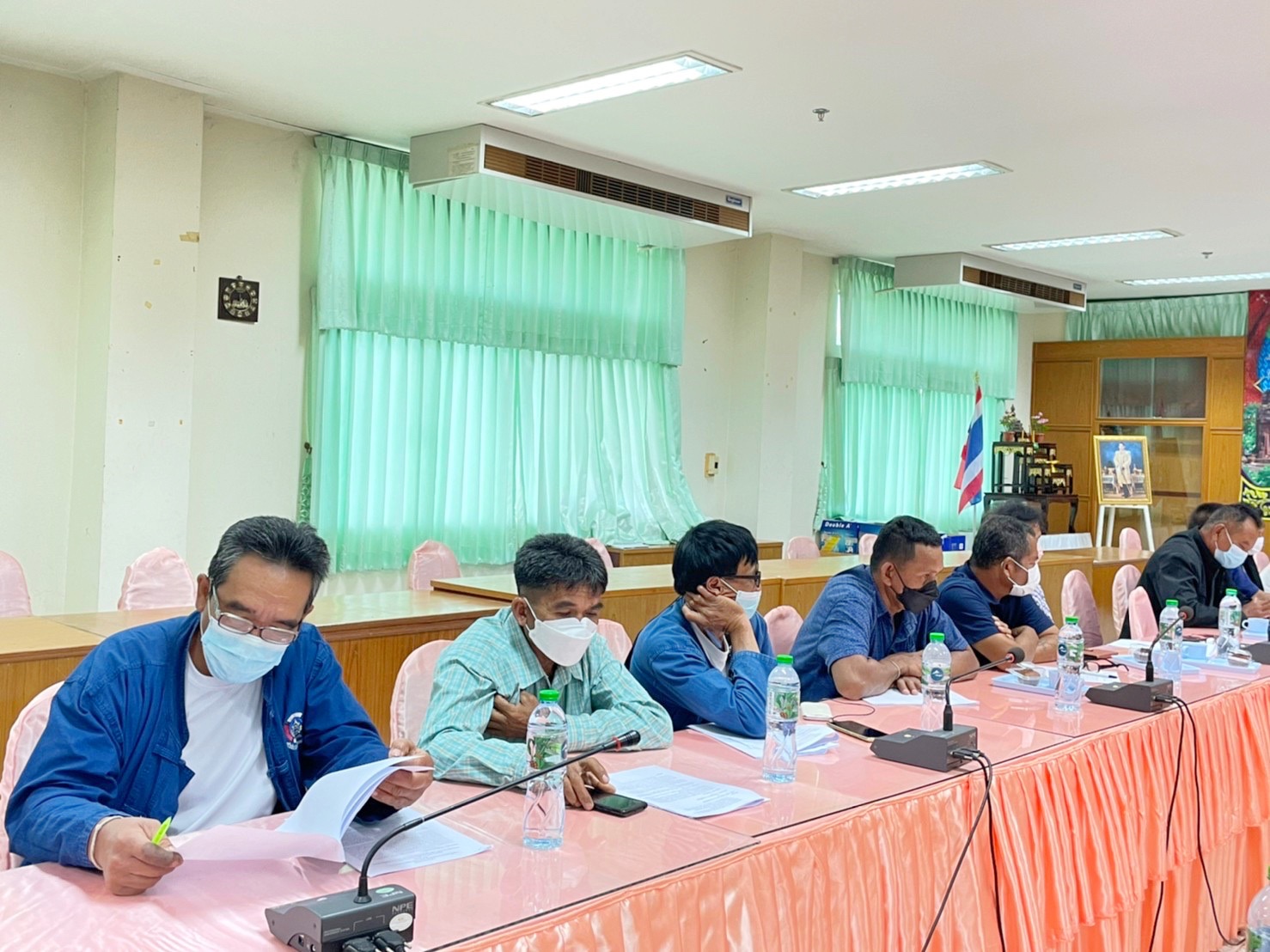 พช.มหาสารคามประชุมการจัดตั้งคณะกรรมการเครือข่าย โคก หนอง นา พัฒนาชุมชน จังหวัดมหาสารคาม ครั้งที่ ๑/๒๕๖๕