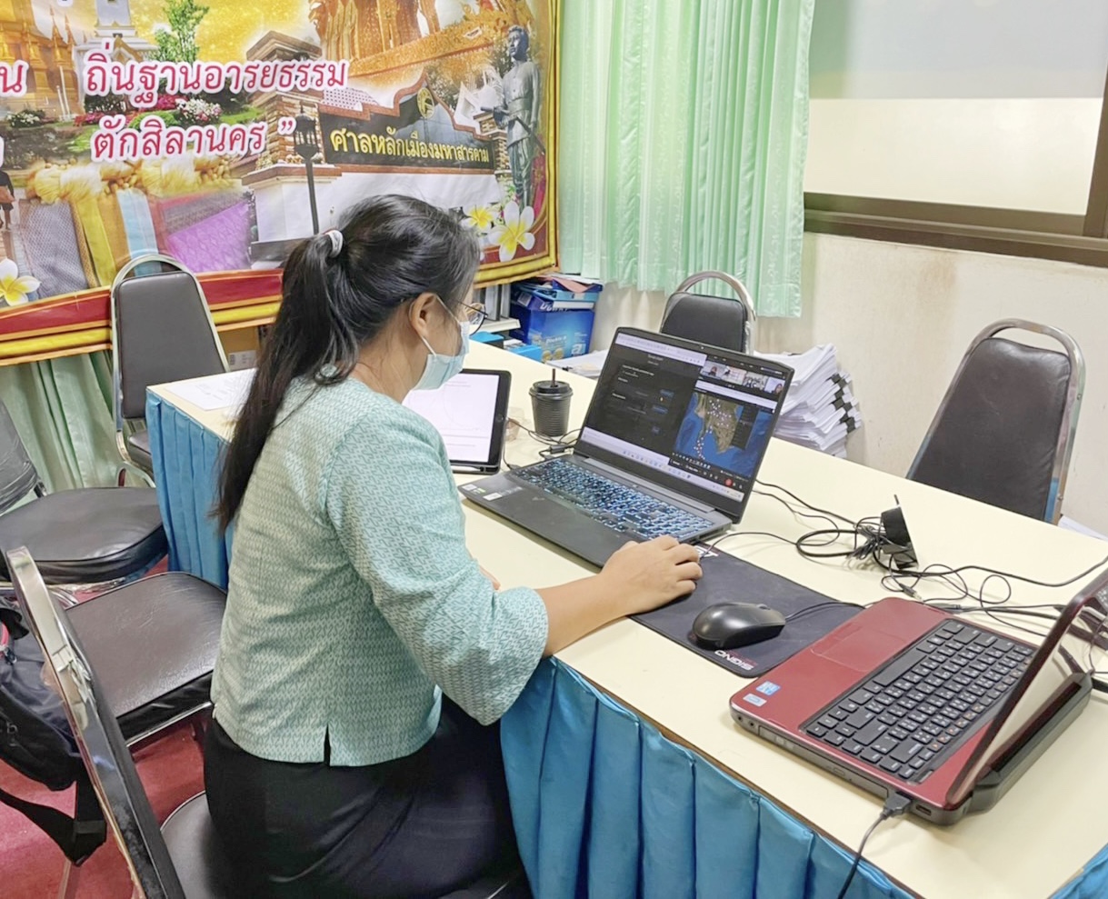 พช.มหาสารคามร่วมการฝึกอบรมระบบวิเคราะห์และจัดการข้อมูลเพื่อการพัฒนาชุมชน ระหว่างวันที่ 11-12 พฤษภาคม 2565 (ผ่านระบบ Zoom Cloud Meeting)