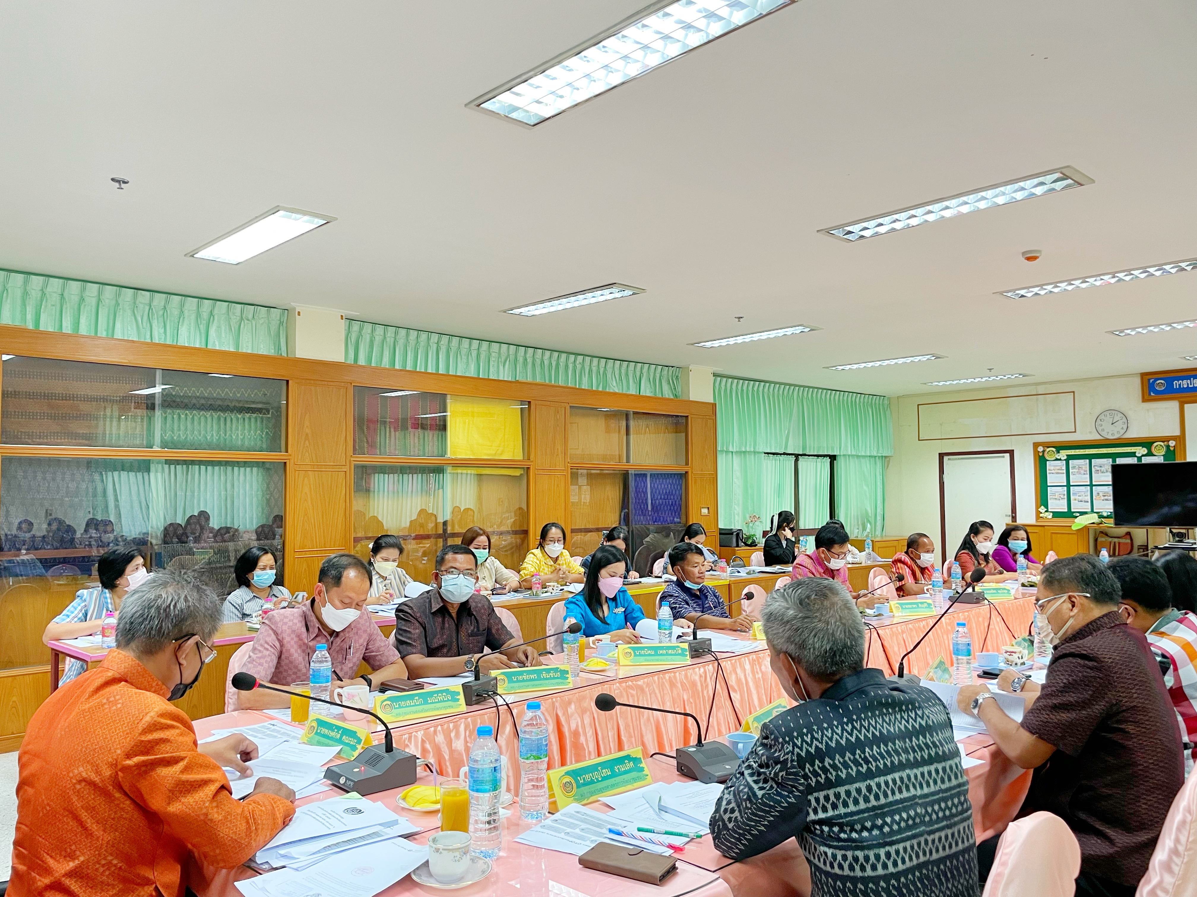 การประชุมประจำเดือนสำนักงานพัฒนาชุมชนจังหวัดมหาสารคาม ครั้งที่ 5/2565