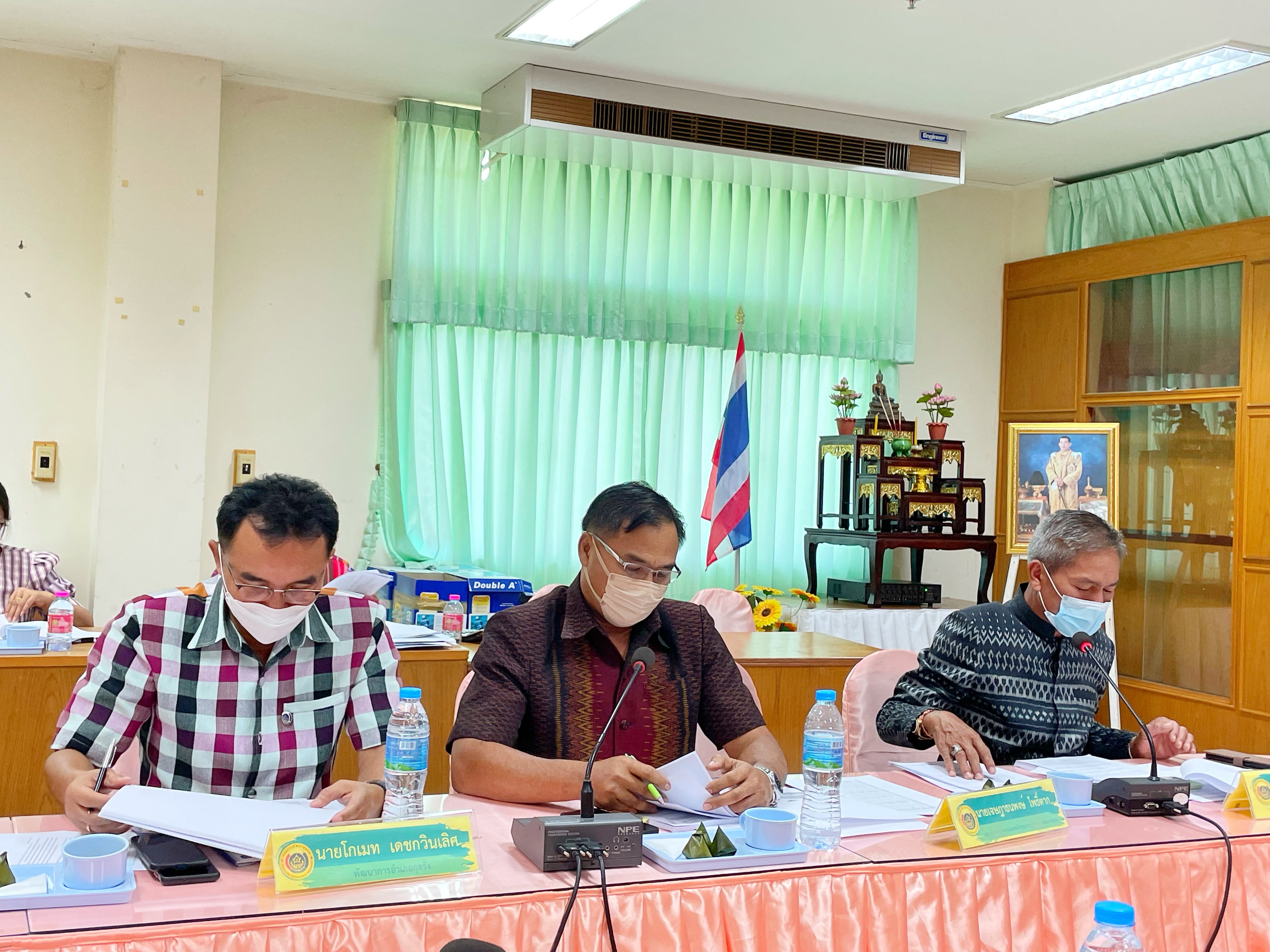 การประชุมประจำเดือนสำนักงานพัฒนาชุมชนจังหวัดมหาสารคาม ครั้งที่ 5/2565