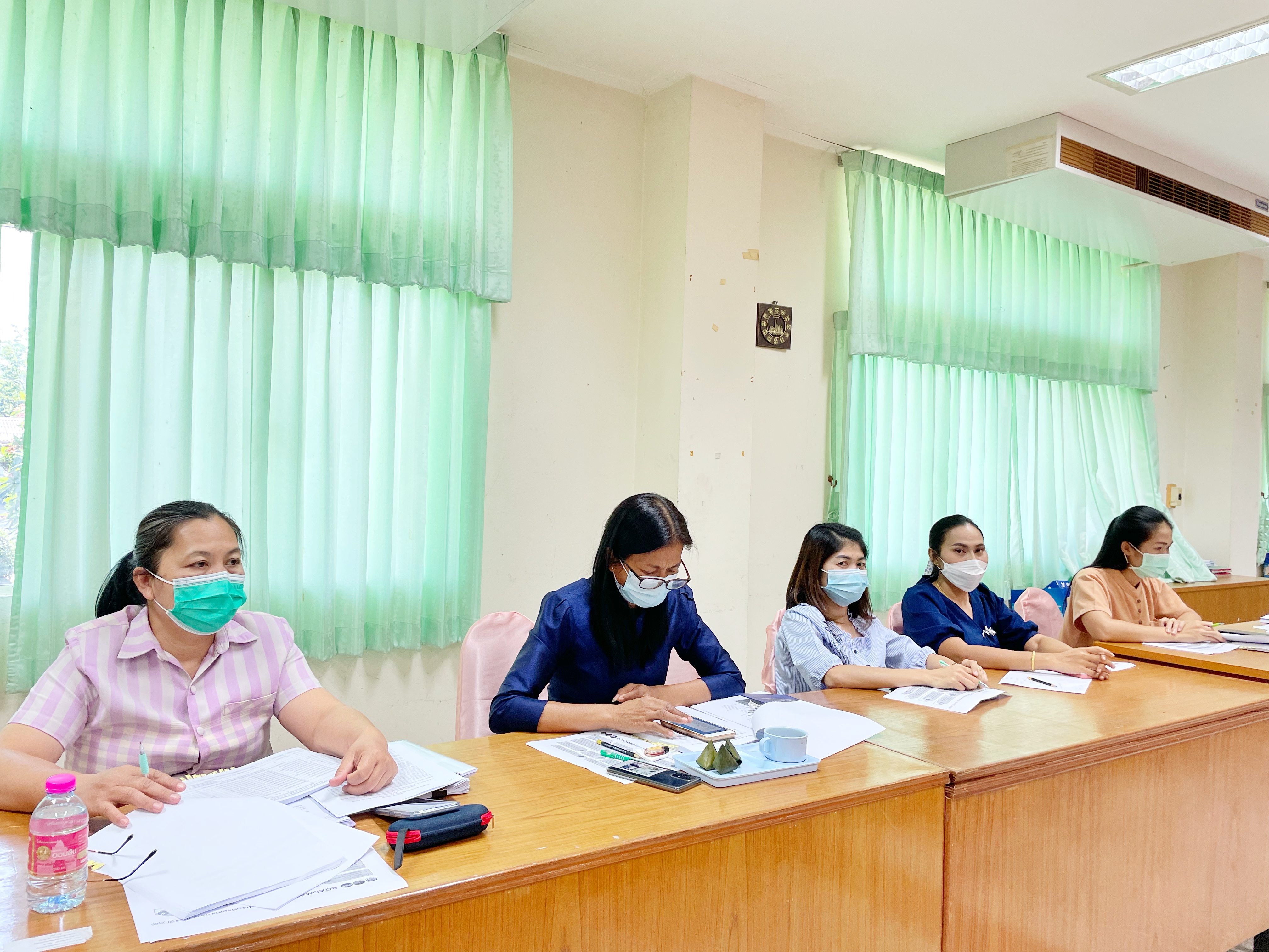 การประชุมประจำเดือนสำนักงานพัฒนาชุมชนจังหวัดมหาสารคาม ครั้งที่ 5/2565