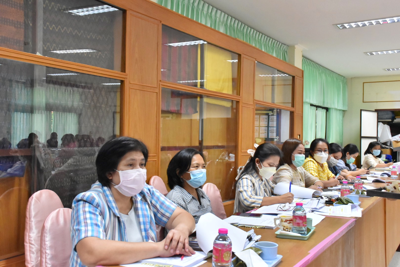 การประชุมประจำเดือนสำนักงานพัฒนาชุมชนจังหวัดมหาสารคาม ครั้งที่ 5/2565