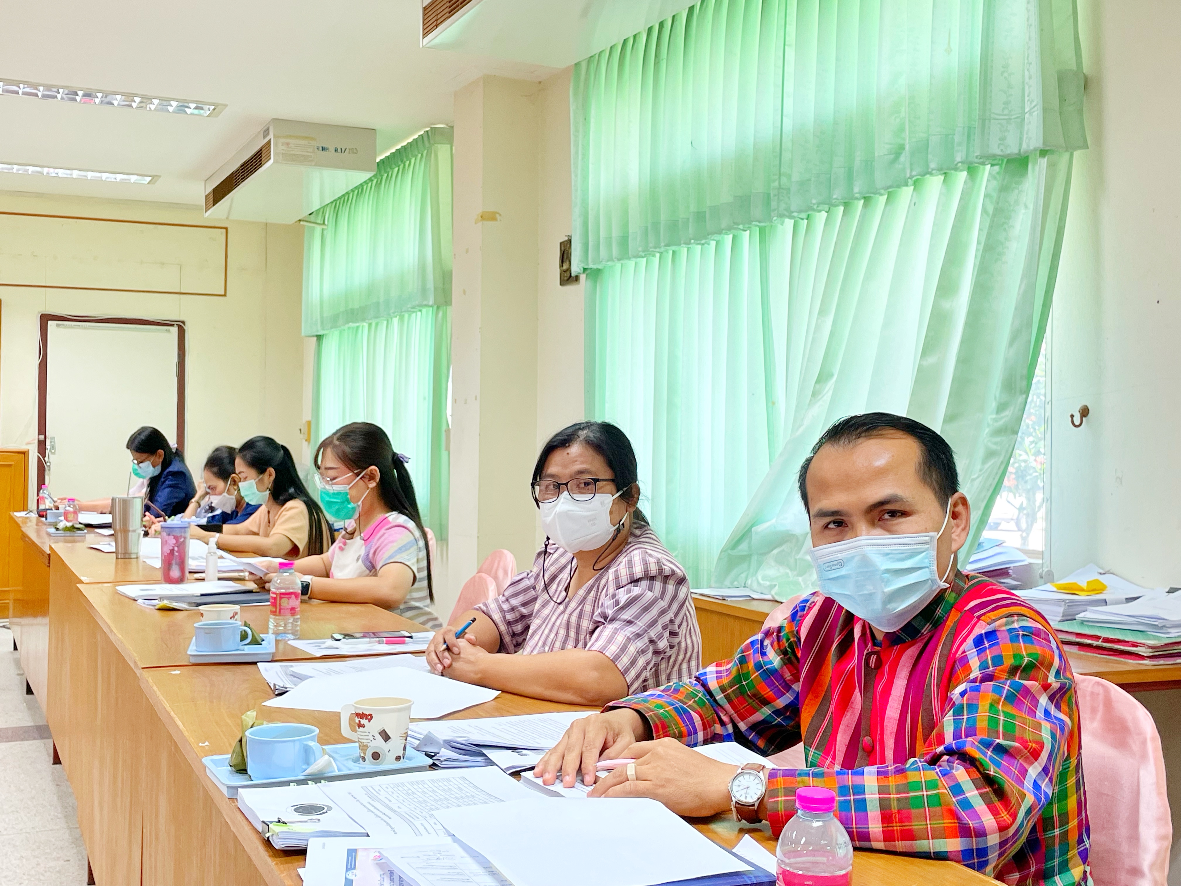 การประชุมประจำเดือนสำนักงานพัฒนาชุมชนจังหวัดมหาสารคาม ครั้งที่ 5/2565