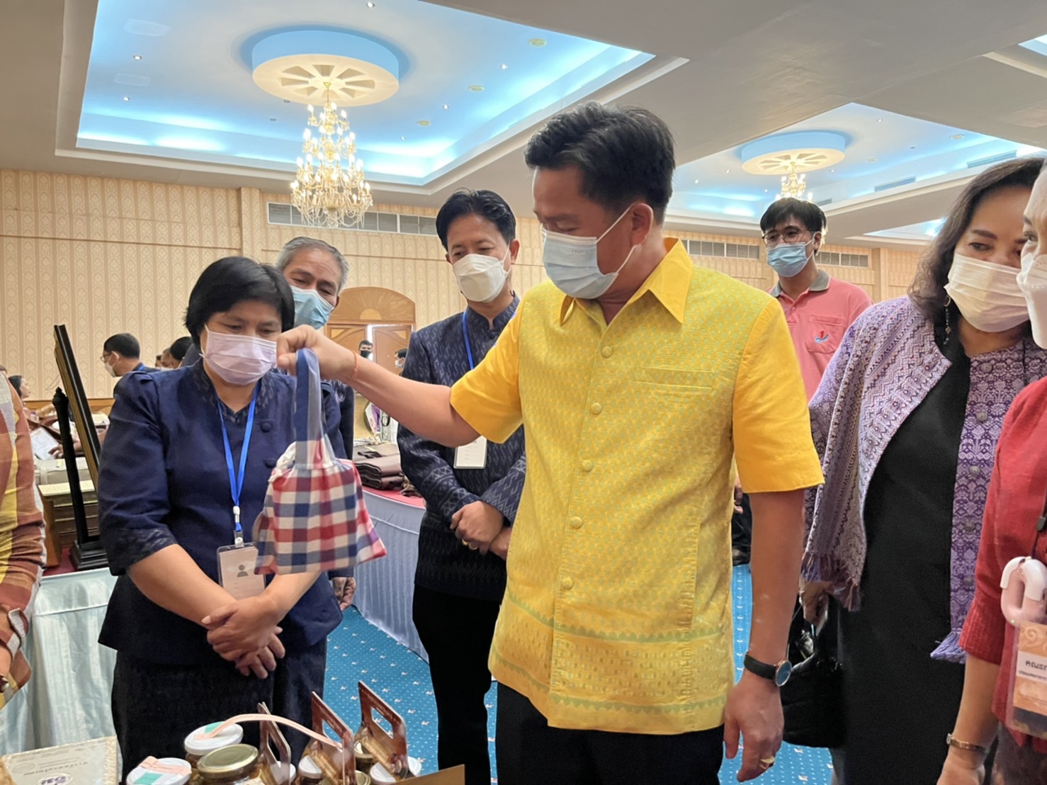 พช.มหาสารคาม จัดโครงการคัดสรรสุดยอดหนึ่งตำบล หนึ่งผลิตภัณฑ์ไทย ปี พ.ศ. 2565 (OTOP Product Champion : OPC) จังหวัดมหาสารคาม