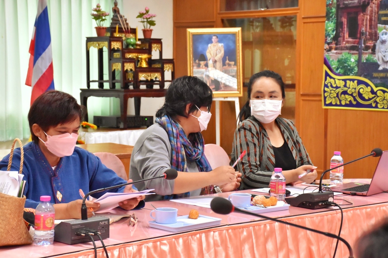 พช.มหาสารคาม ร่วมกับ คณะกรรมการเครือข่าย OTOP จังหวัดมหาสารคาม จัดประชุมเพื่อหารือขับเคลื่อนการดำเนินงาน