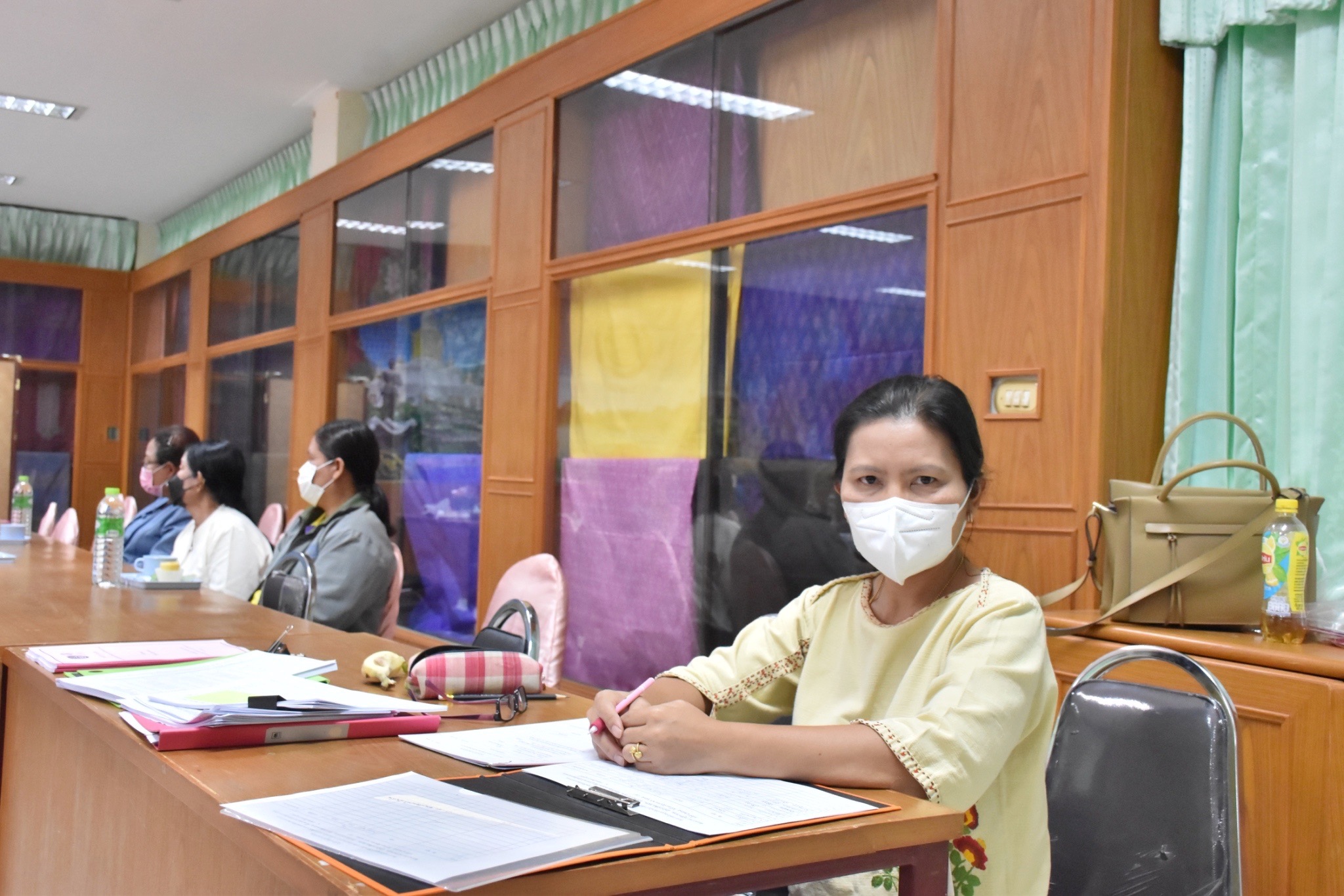คณะทำงานขับเคลื่อนกองทุนพัฒนาบทบาทสตรีจังหวัดมหาสารคาม จัดประชุมครั้งที่ 4/2565