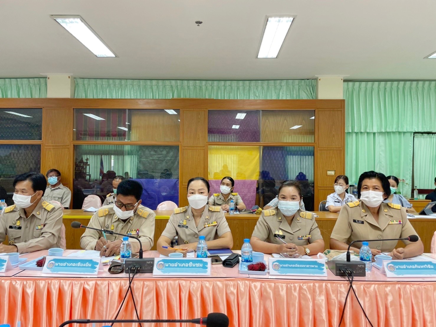 รองผู้ว่าราชการจังหวัดมหาสารคาม “ประชุมคณะทำงานรับผิดชอบตามมิติของปัญหาการขจัดความยากจนและพัฒนาคนทุกช่วงวัยอย่างยั่งยืน ตามหลักปรัชญาของเศรษฐกิจพอเพียงจังหวัดมหาสารคาม” (มิติปัญหาด้านความเป็นอยู่)